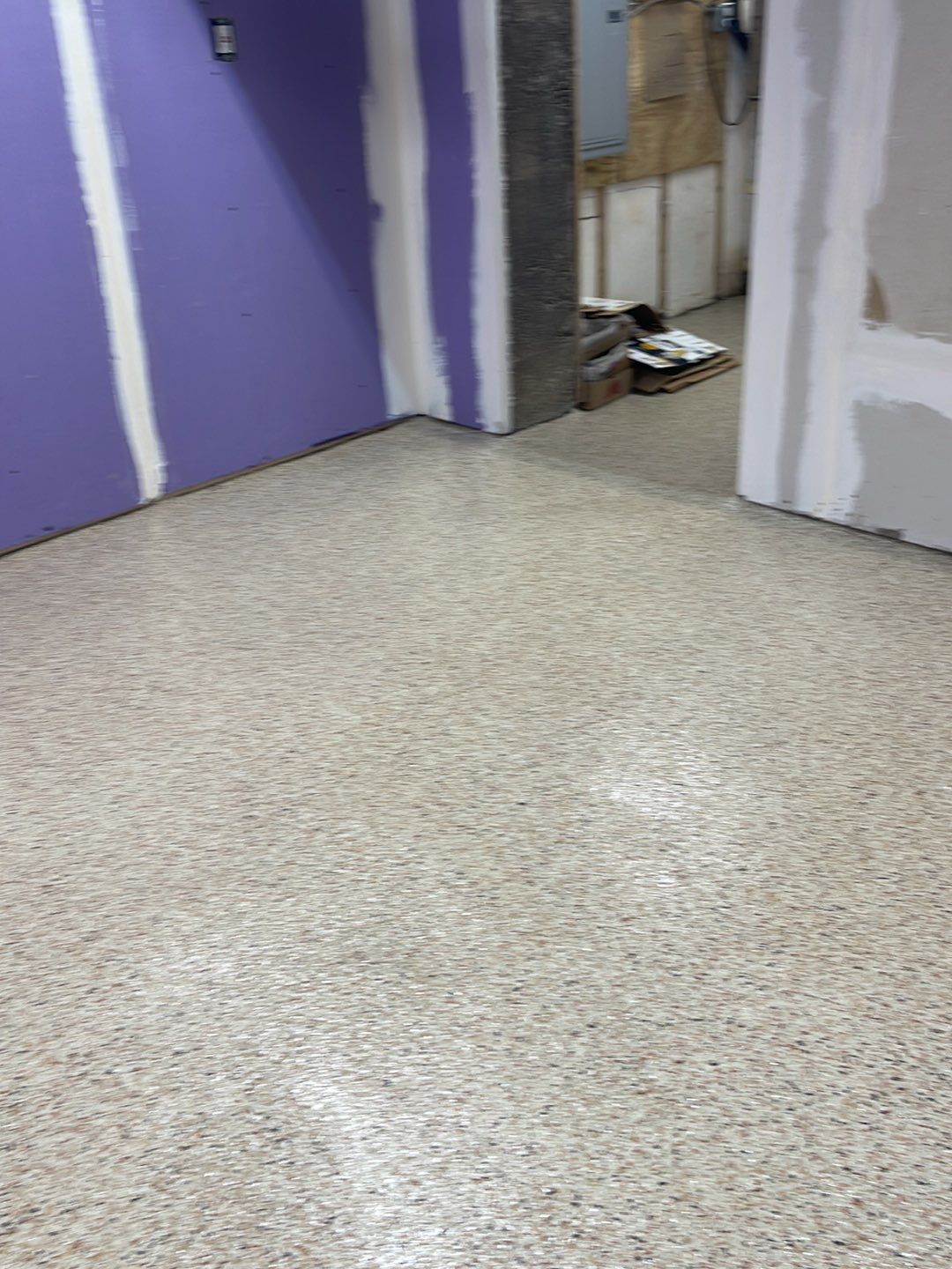 Restaurant Food Prep basement Project in Heidelberg by Floors in a Day, Inc