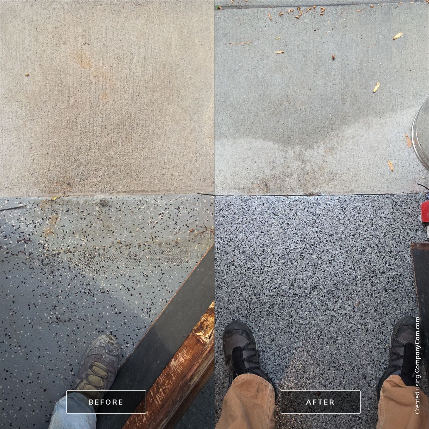 Check it out! Steelwheel Corner gets a new floor! by Elite Floor Solutions