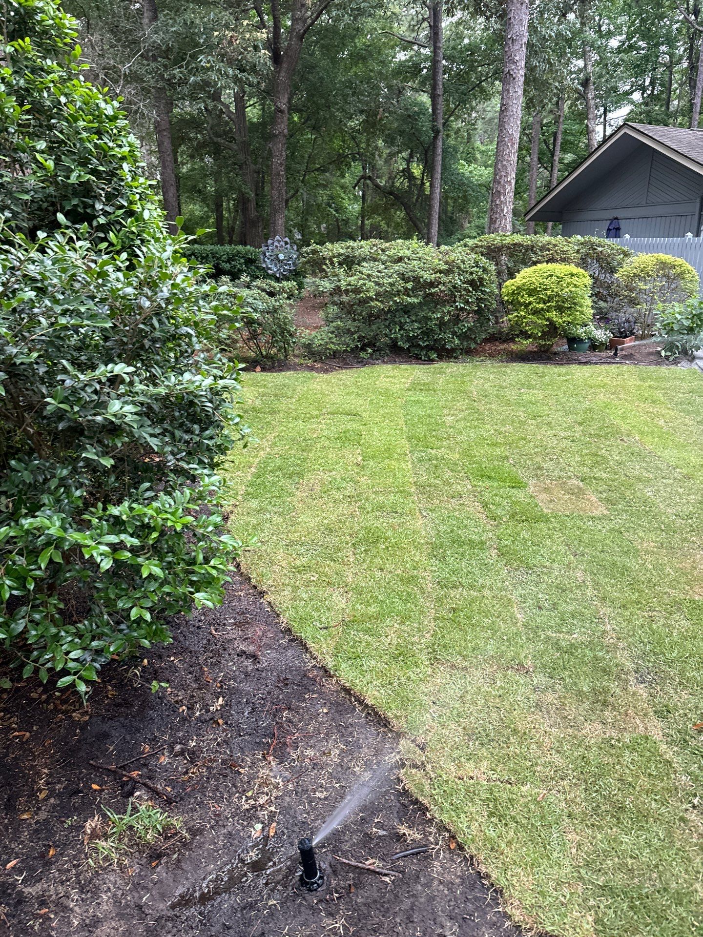 Custom Gray Paver Patio and Fire Pit Installation in Hilton Head Island by Lowcountry Scapes, LLC