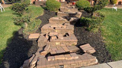 Exterior Repair using Pavers