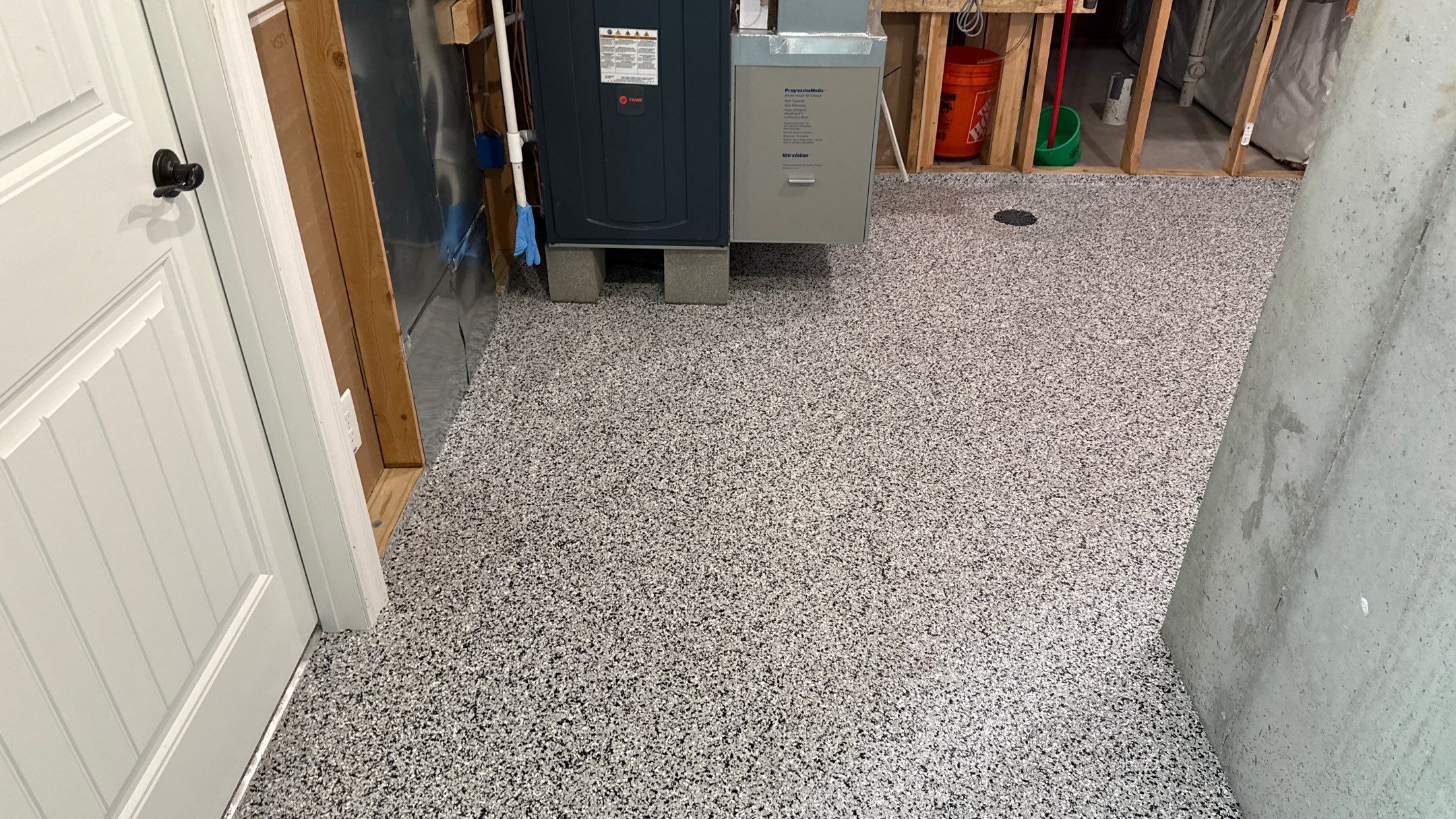 Randy Chose to Coat His Basement by Banner Garage