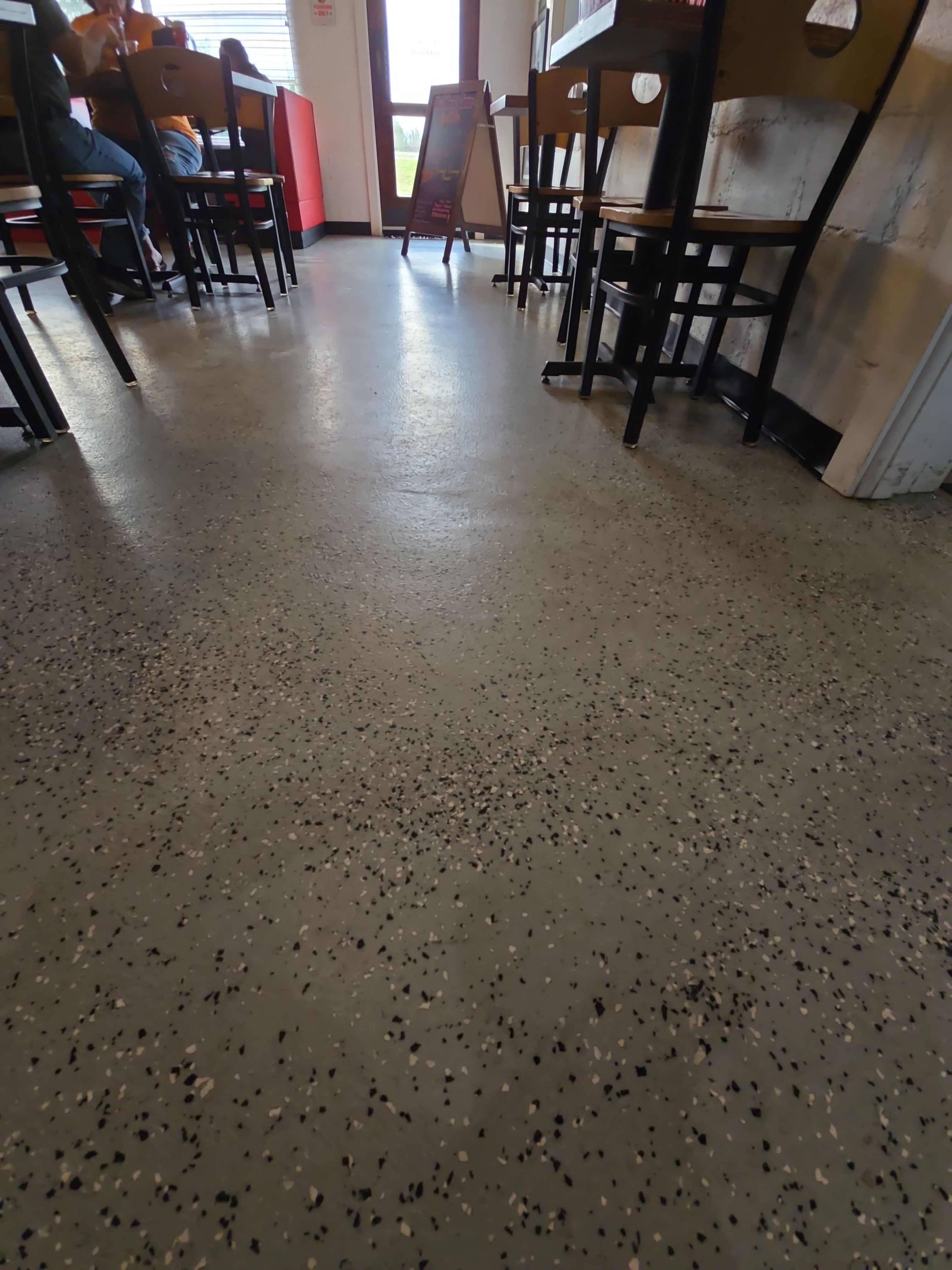Check it out! Steelwheel Corner gets a new floor! by Elite Floor Solutions