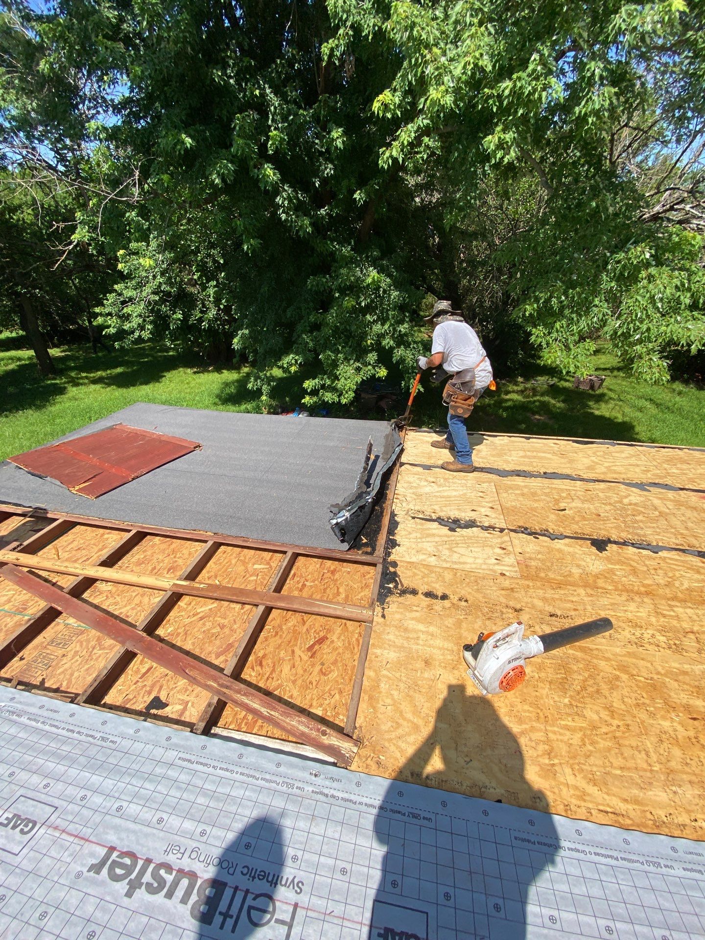 Storm Damage Restoration and Complete Roof Replacement in Pauls Valley by BANA Roofing and Solar Supply