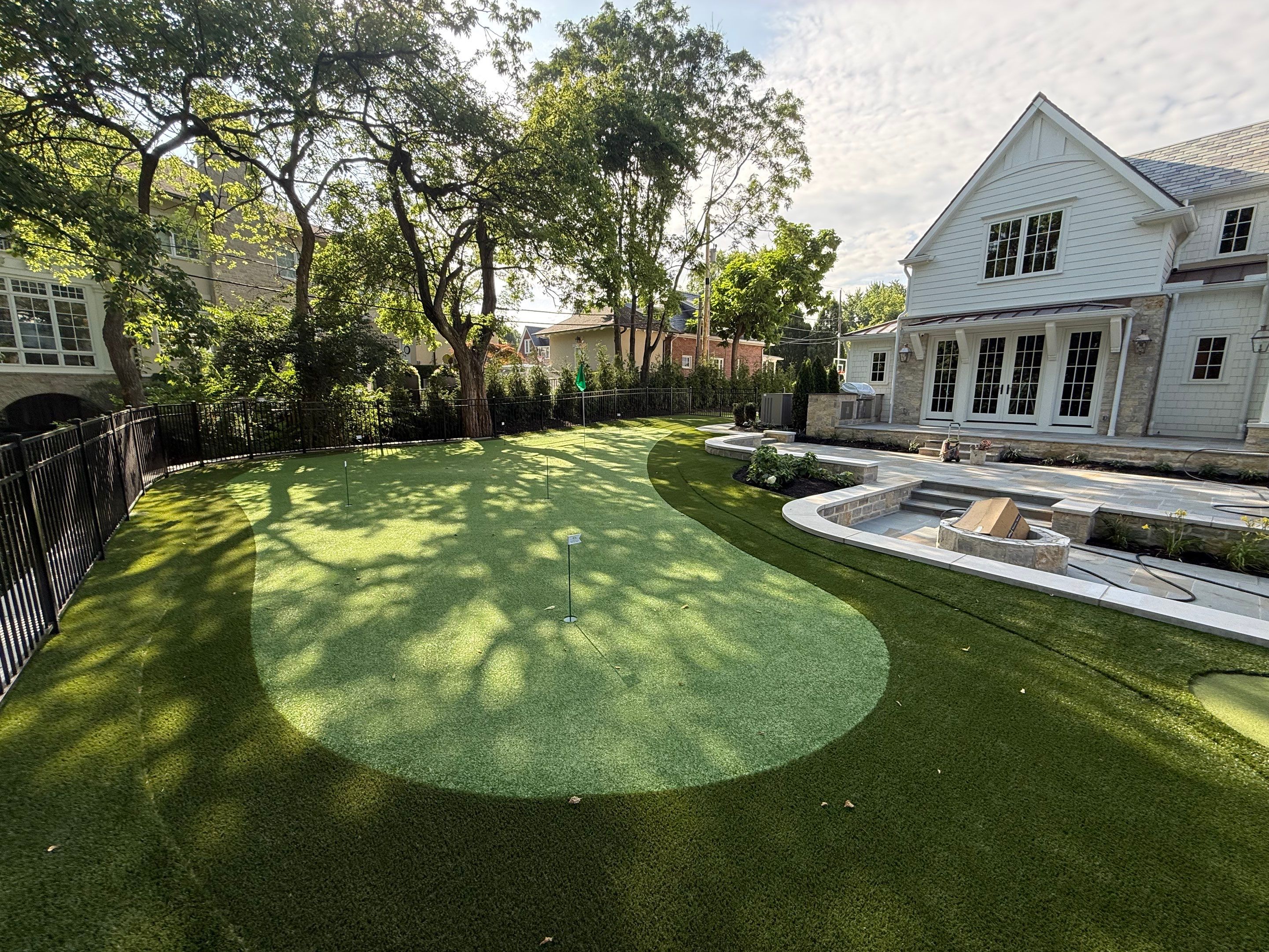 Residential Luxury Golf Green in Upper Arlington, OH by Southwest Greens Midwest