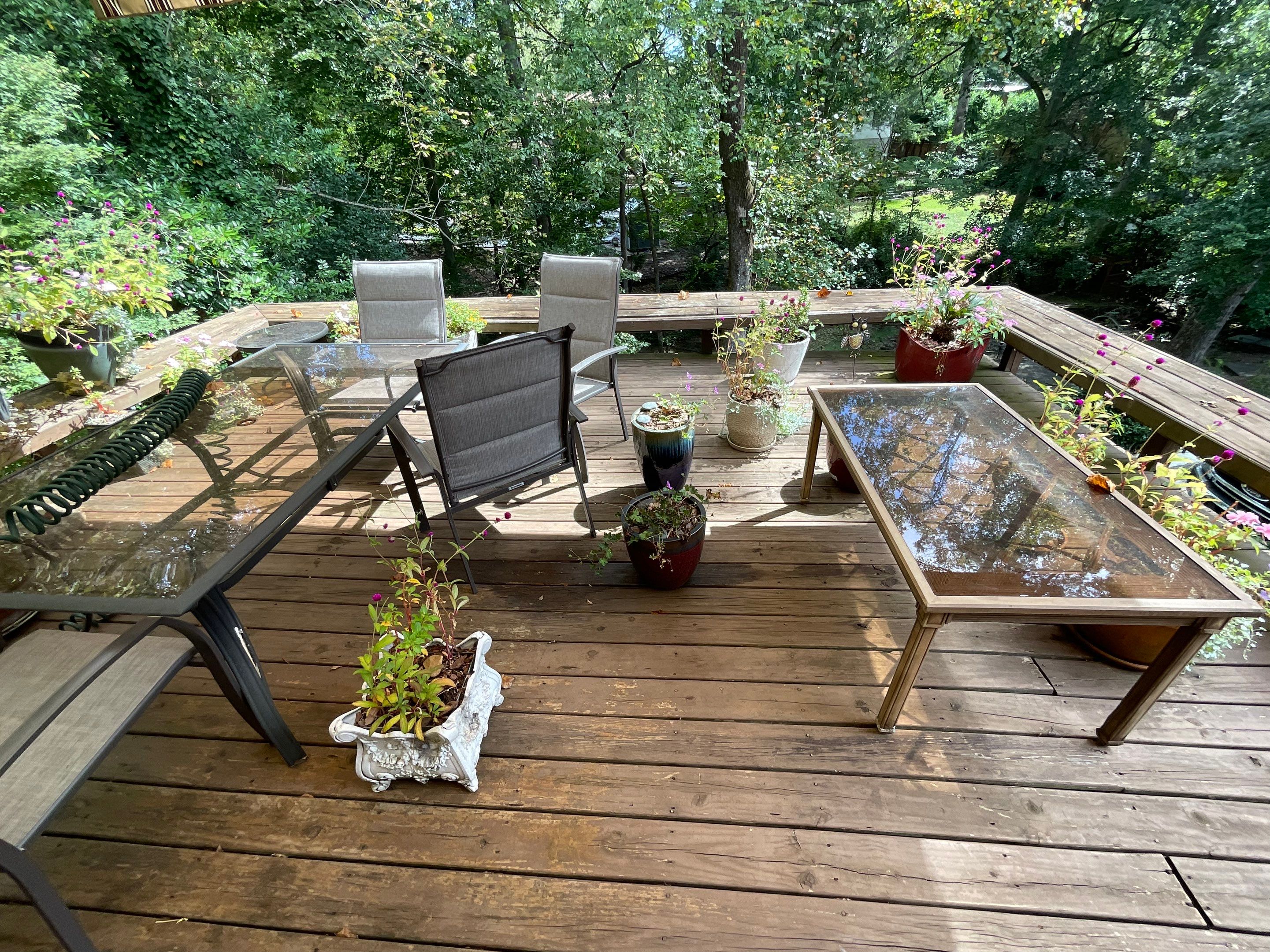 Pressure-Treated Wood Deck Replacement and Garden Bridge in Atlanta by Swift Home Renovations
