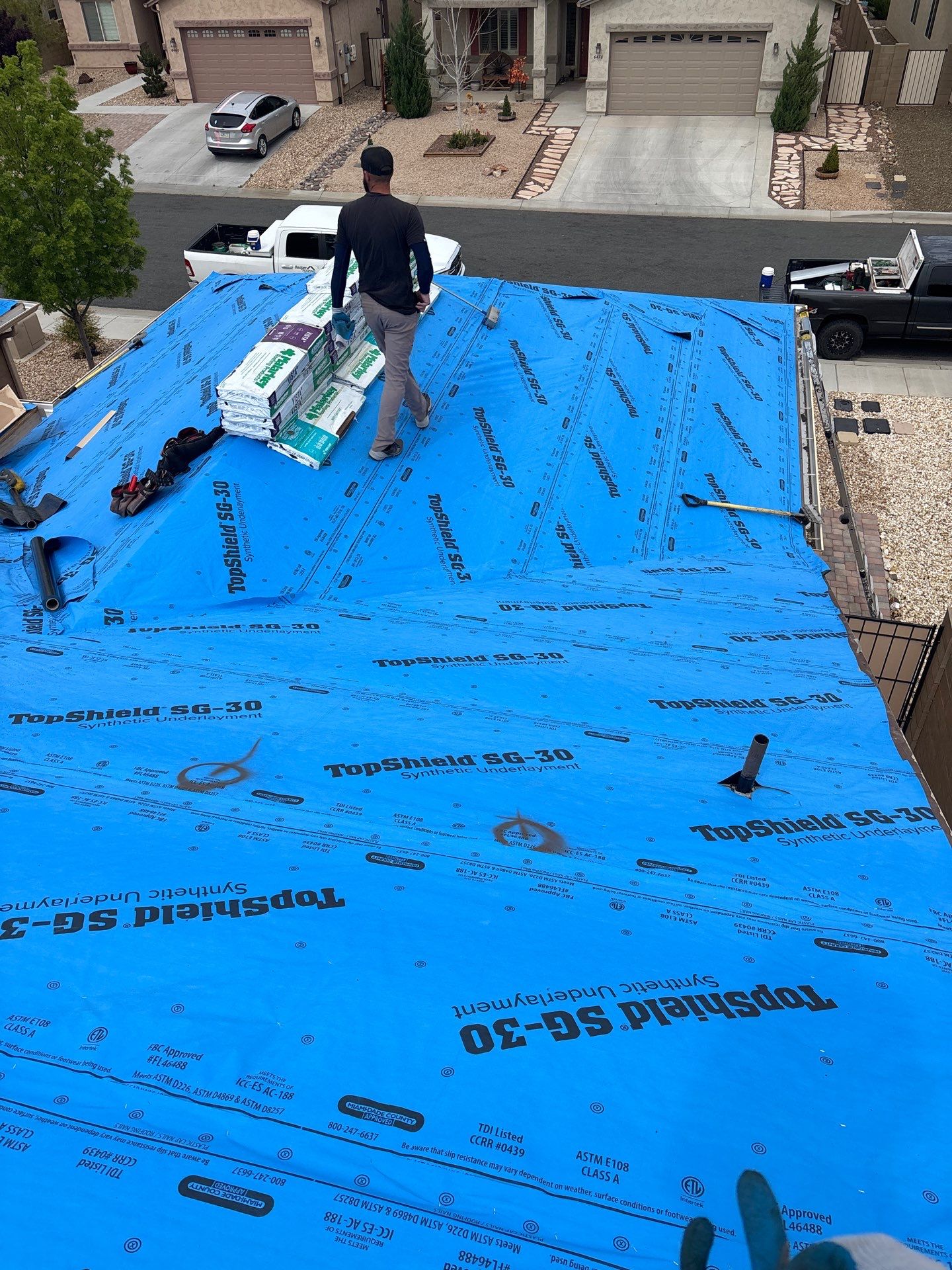 Malarkey Vista Architectural Shingle Roof Installation in Prescott Valley by Badger Roofing