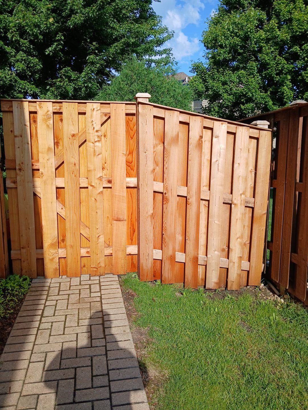 Dvorak Fence Staining by Two Brothers Residential Maintenance