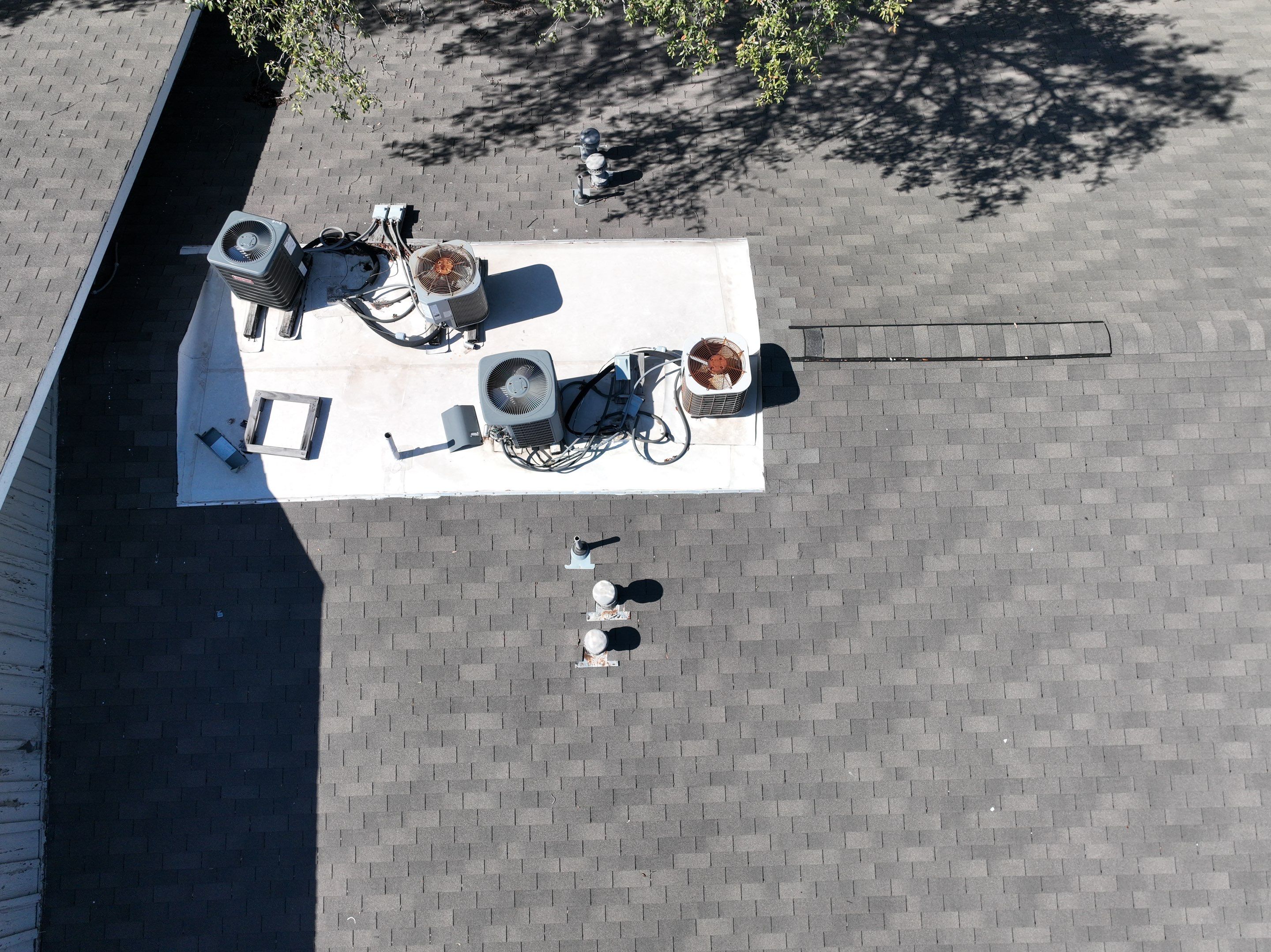 Commercial Roof Inspection using Drone Inspection by Premier Roofing and Contracting
