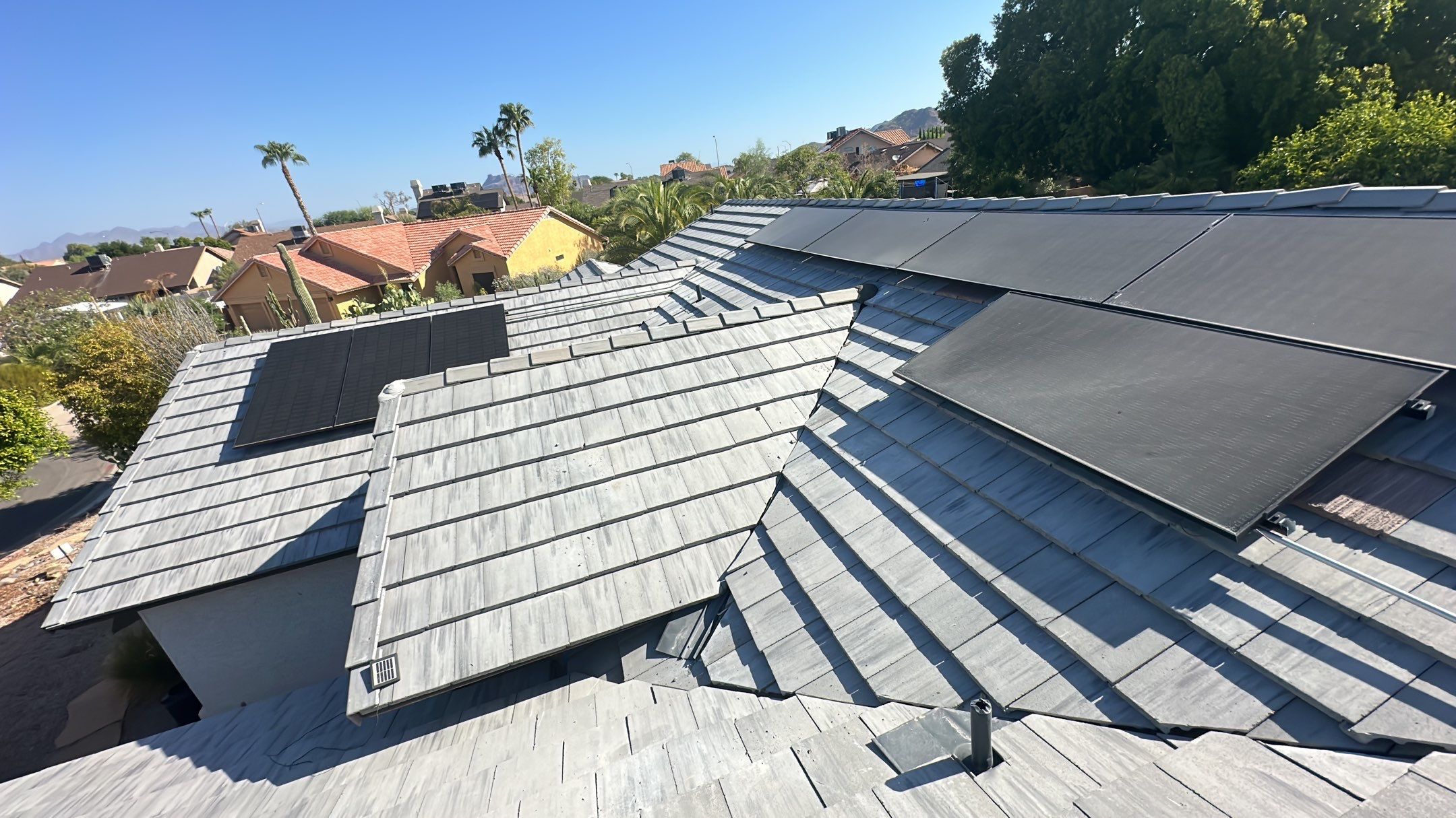 Sterling Gray Concrete Tile by Reimagine Roofing