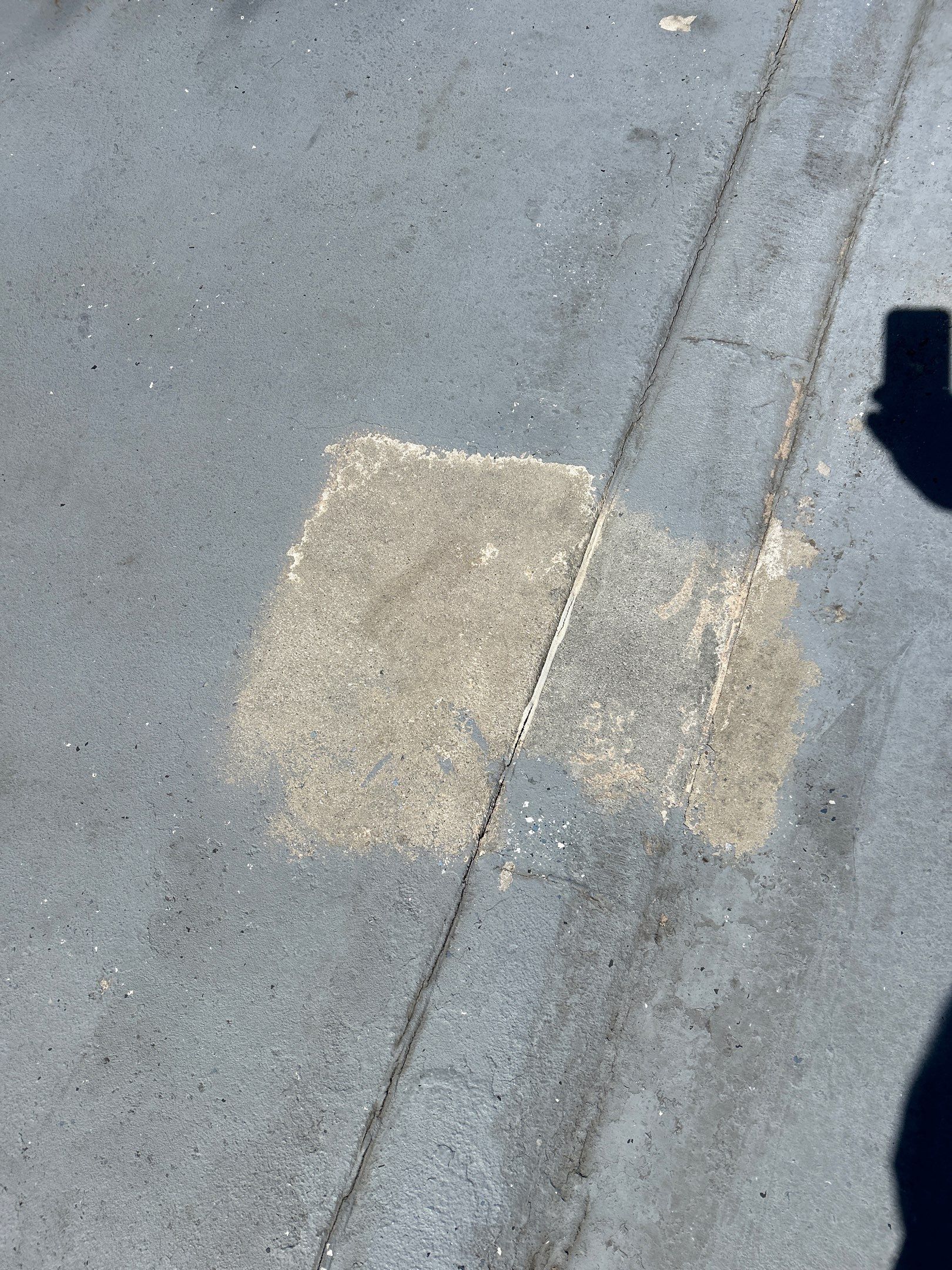 Sandblasting Paint Off Concrete Pool Deck In Rancho Cucamonga, CA by La Power Washing Inc