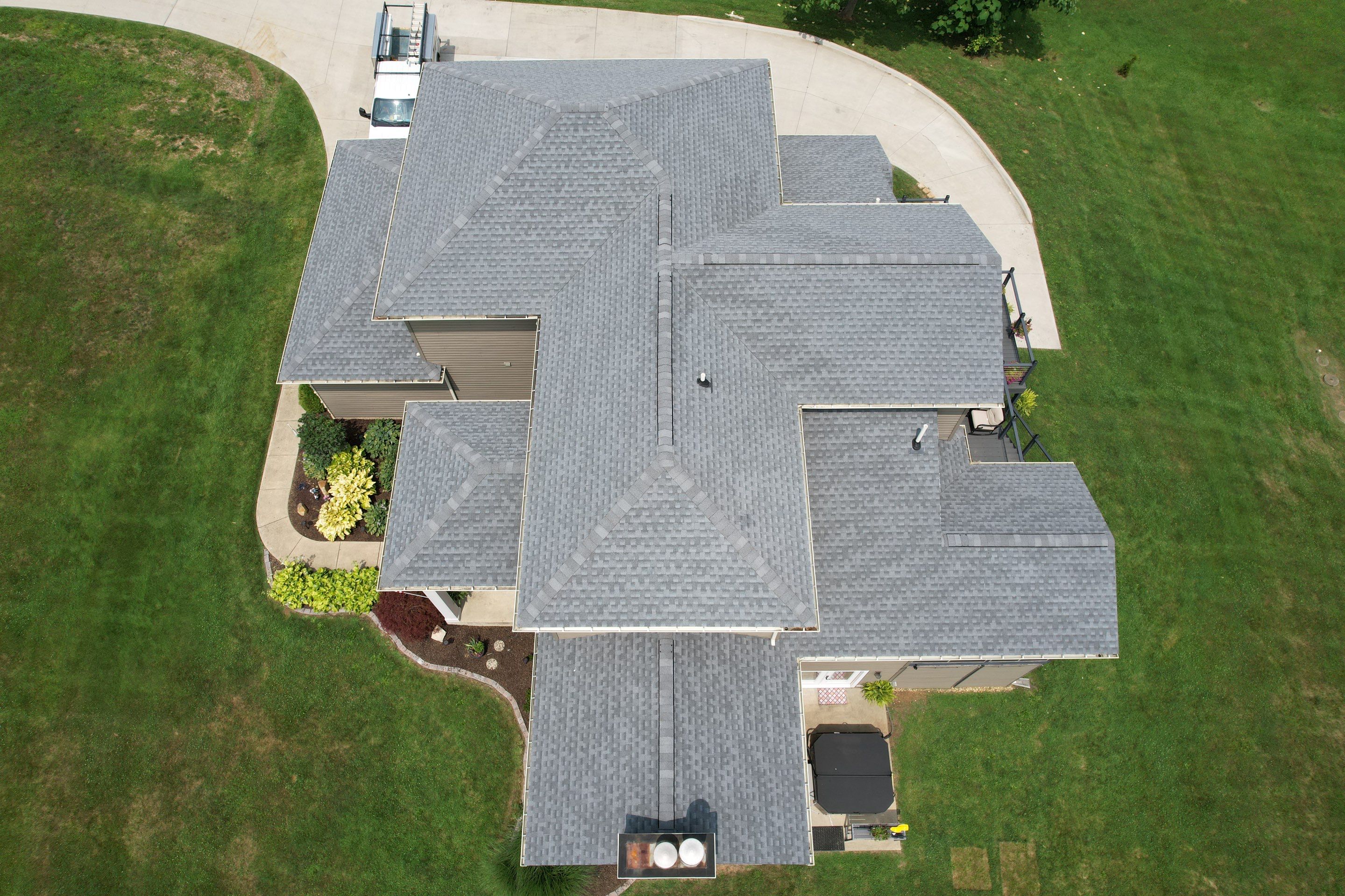 Residential Roofing Installation using GAF Timberline HDZ by Rainstoppers Roofing