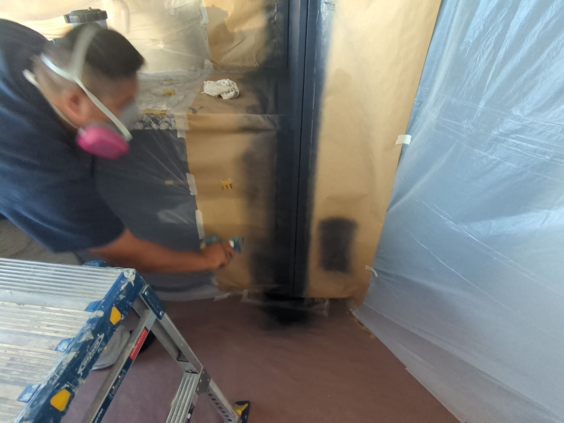 Luxury Wine Cabinets Refinishing - Stone Harbor by FreshCoat Works LLC