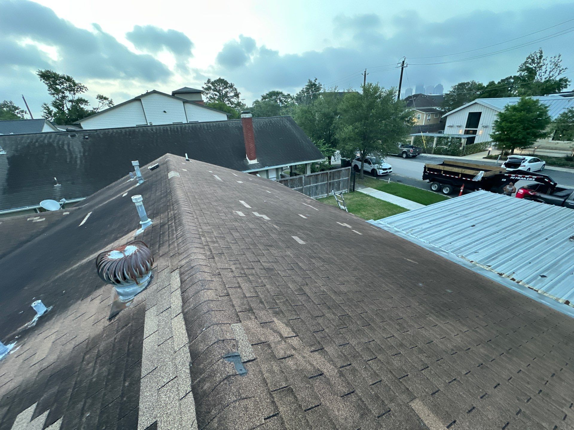 Project in Houston by Motion Roofing
