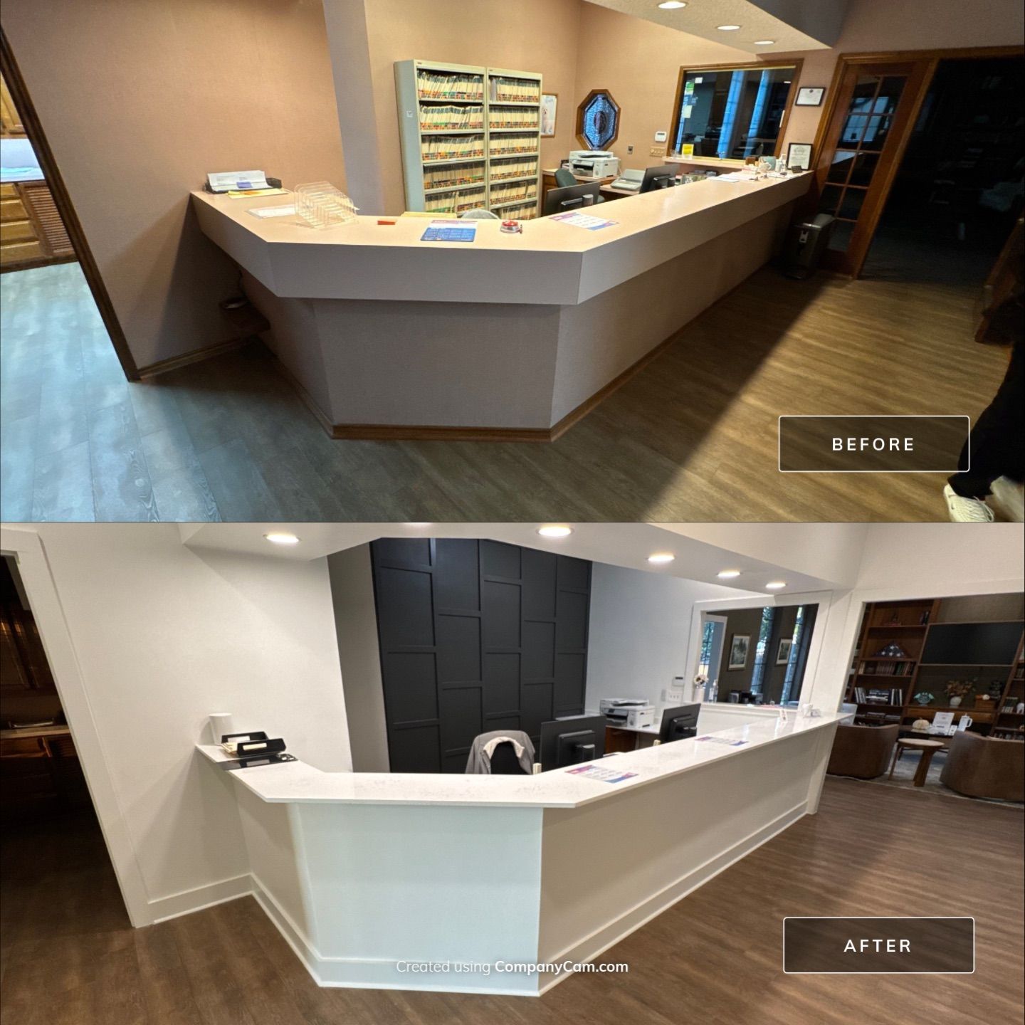 Interior Remodel of Orthodontist Office in Irving, TX by Harvey Roofing & Construction by Harvey Roofing & Construction