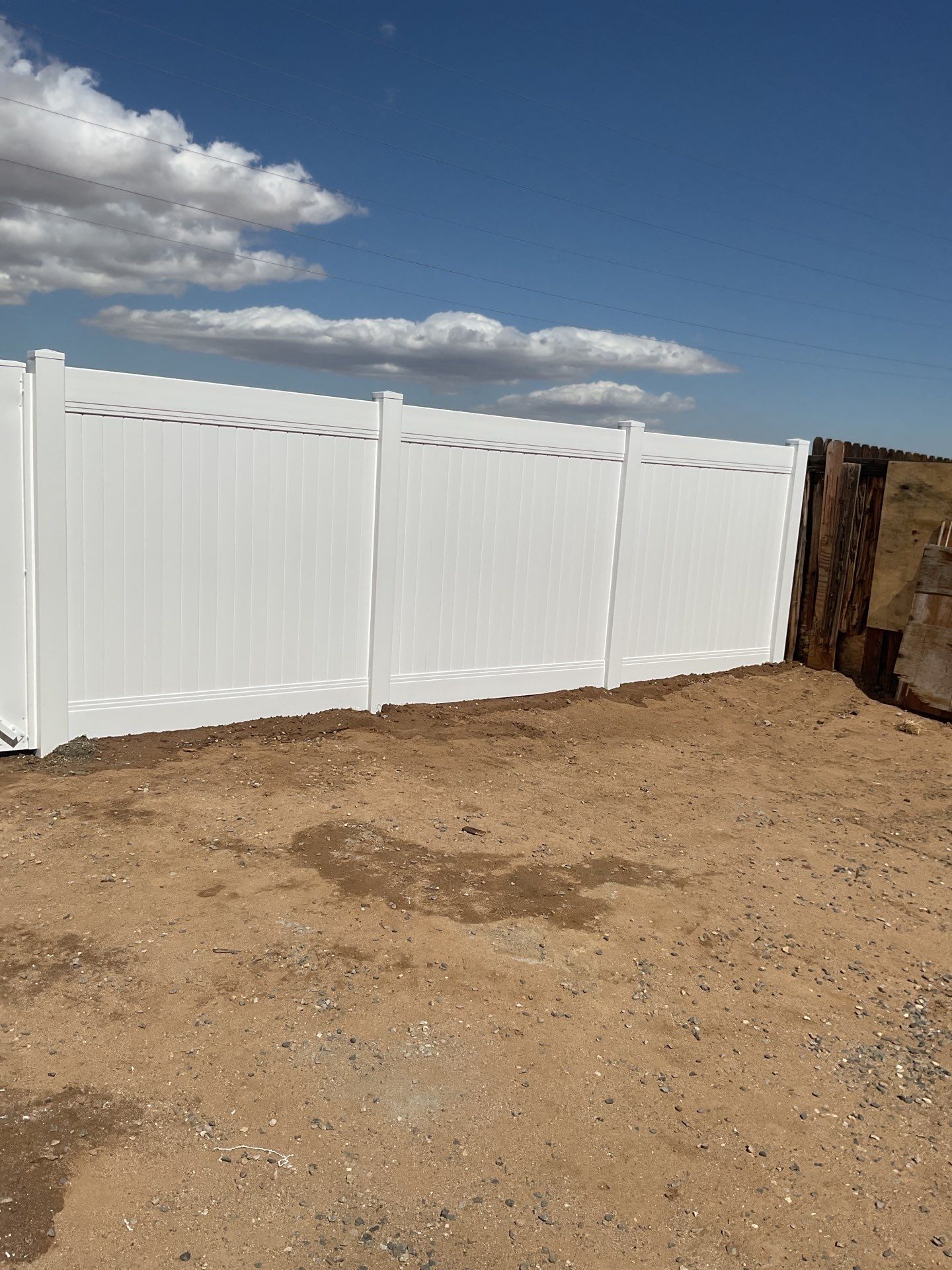Fence Installation using Vinyl by Fence Guys Inc. 