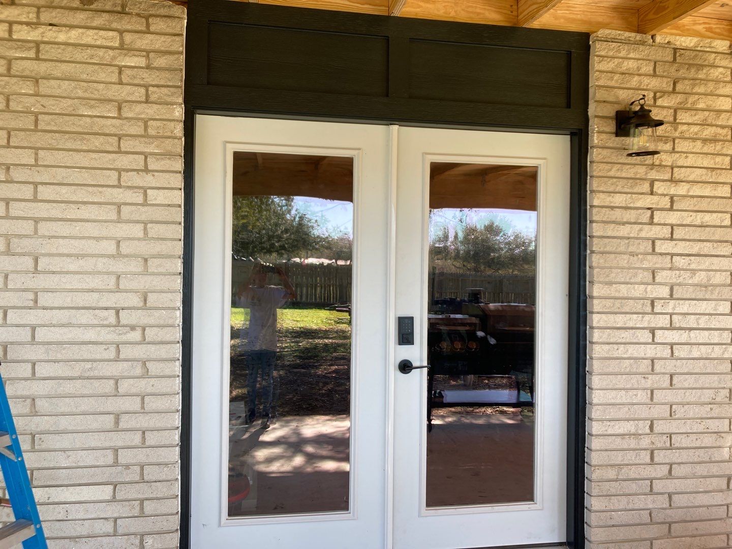 Beeville Backporch sittin' by Bayfront Roofing and Construction