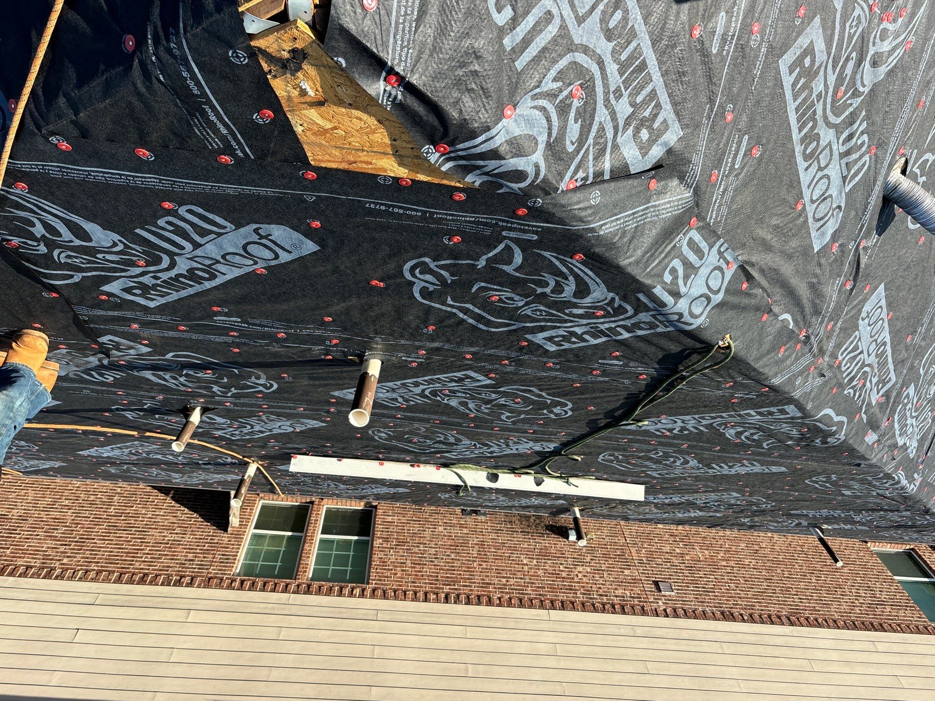 Residential Roofing Installation using Owen's Corning Duration (Lifetime) Shingles by Roof Repair Company