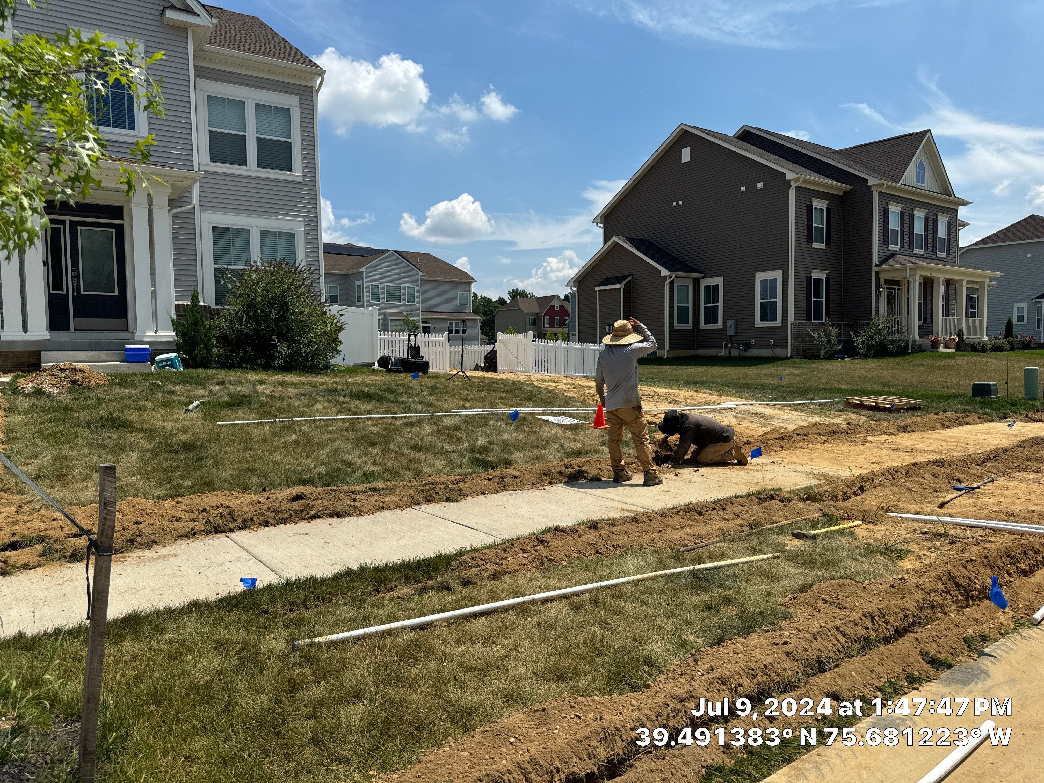 Pool and Hardscape Design in Delaware | Belgard Paver Patio & Outdoor Living Space by Studio G Indoor Spaces & Outdoor Living