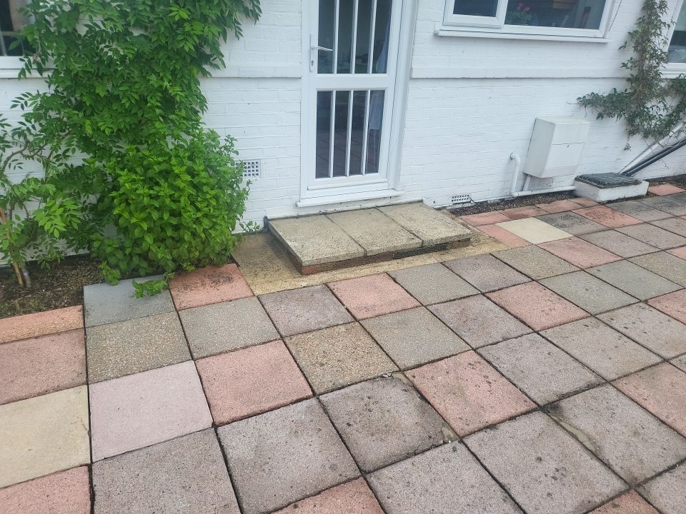 Patio Clean using honda 21 ltr/min by Ges Exterior Cleaning ltd