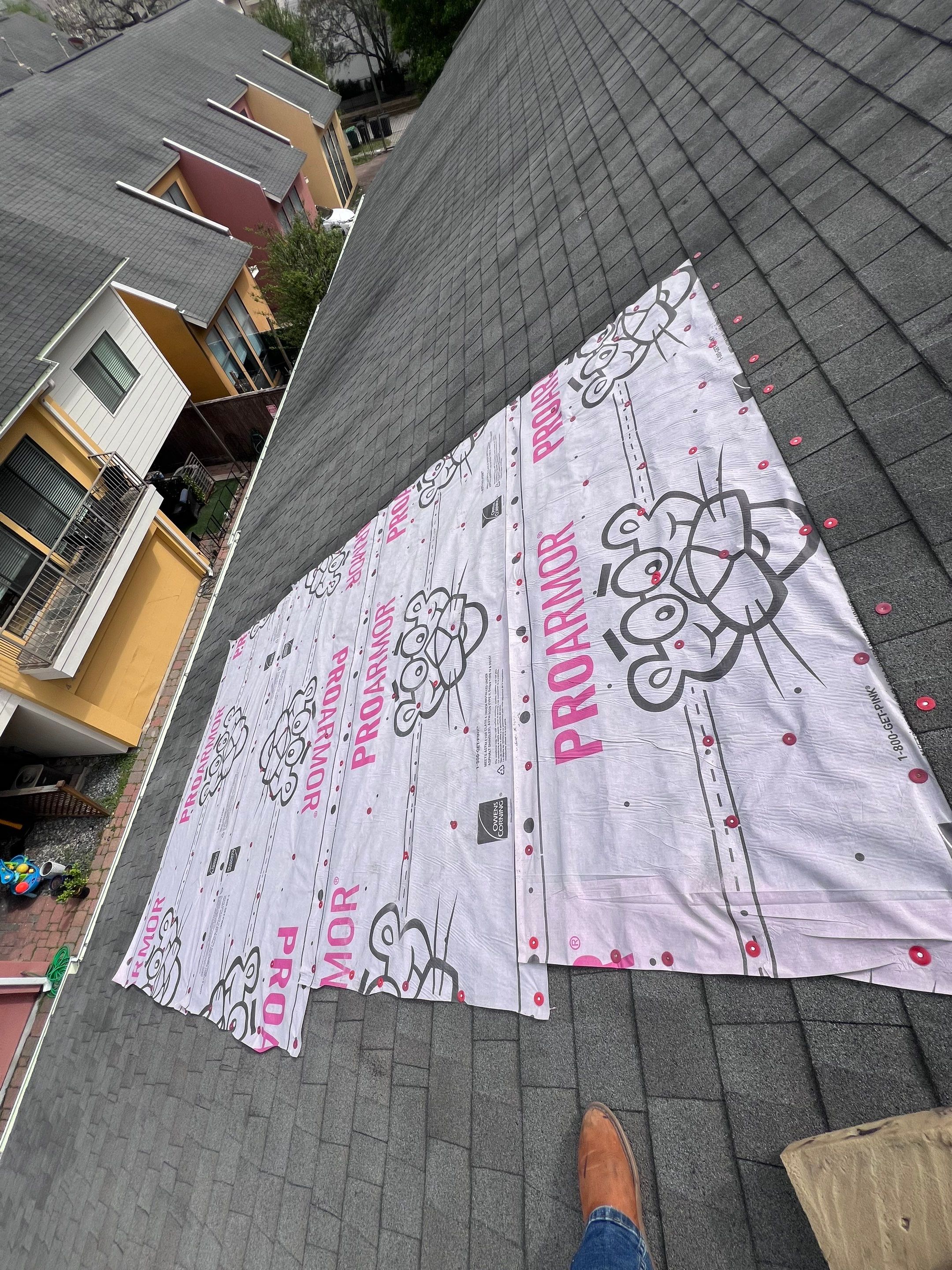 Residential Roofing Repair using Owen's Corning Duration (Lifetime) Shingles by Roof Repair Company