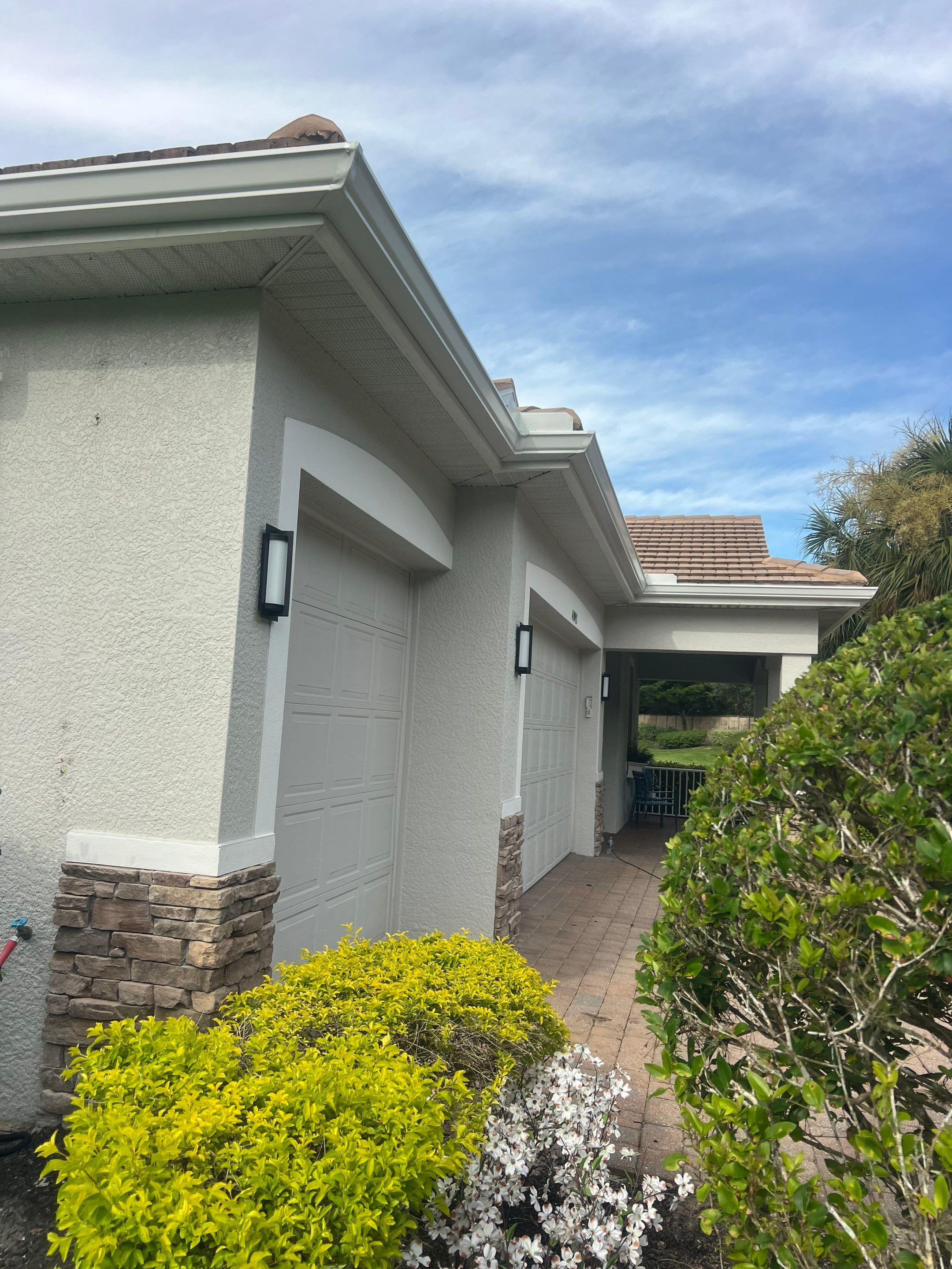 Upgraded Gutter System for Rain Protection in Fort Myers FL by Gutter Professors
