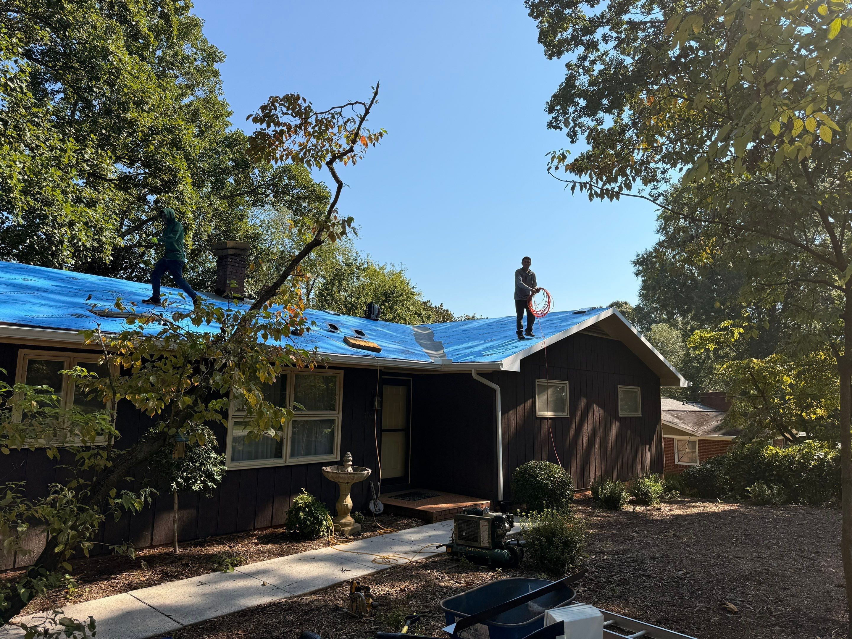 Residential Roof Replacement using TAMKO Titan XT Rustic Black by RISE Roofing & Restoration, LLC