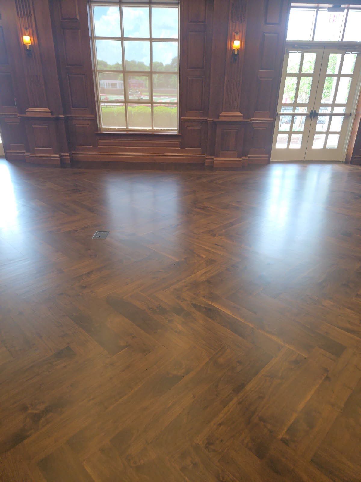 Patriotic Boys' School Refinish  by Footprints Floors of Nashville