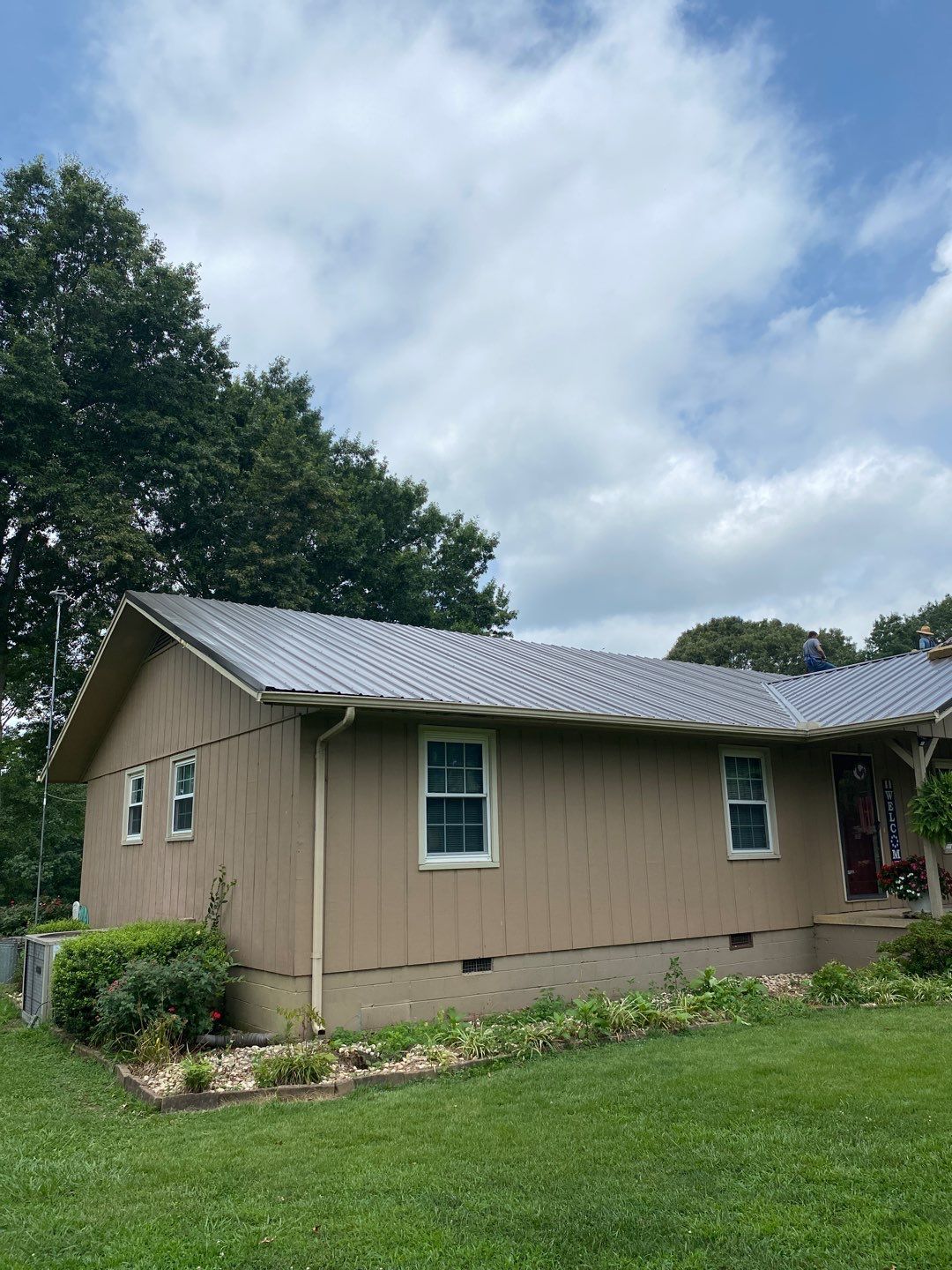 Residential Roof Remove and Replace using Low Rib Metal Roofing Panels by Bullard Roofing