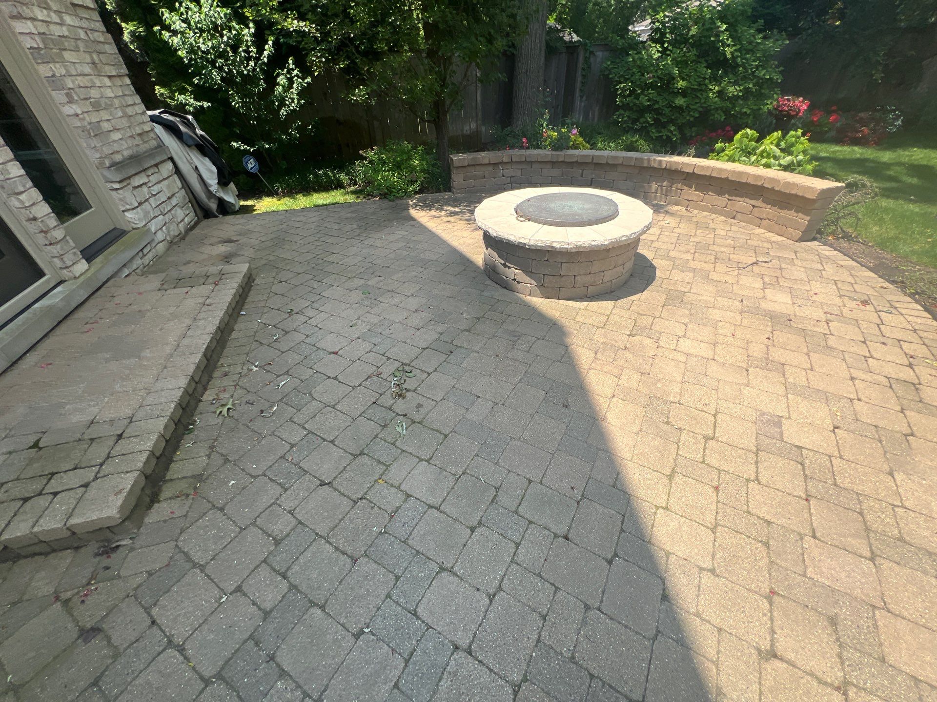 Brick paver clean, sand and seal.  using surebond SB-8700 by Northern Power Washing LLC.