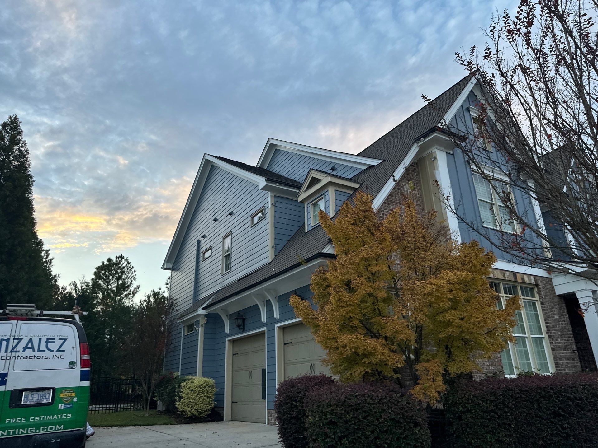 Exterior Painting Cary NC (Victoria B.) by GonzalezPainters & Contractors Inc 