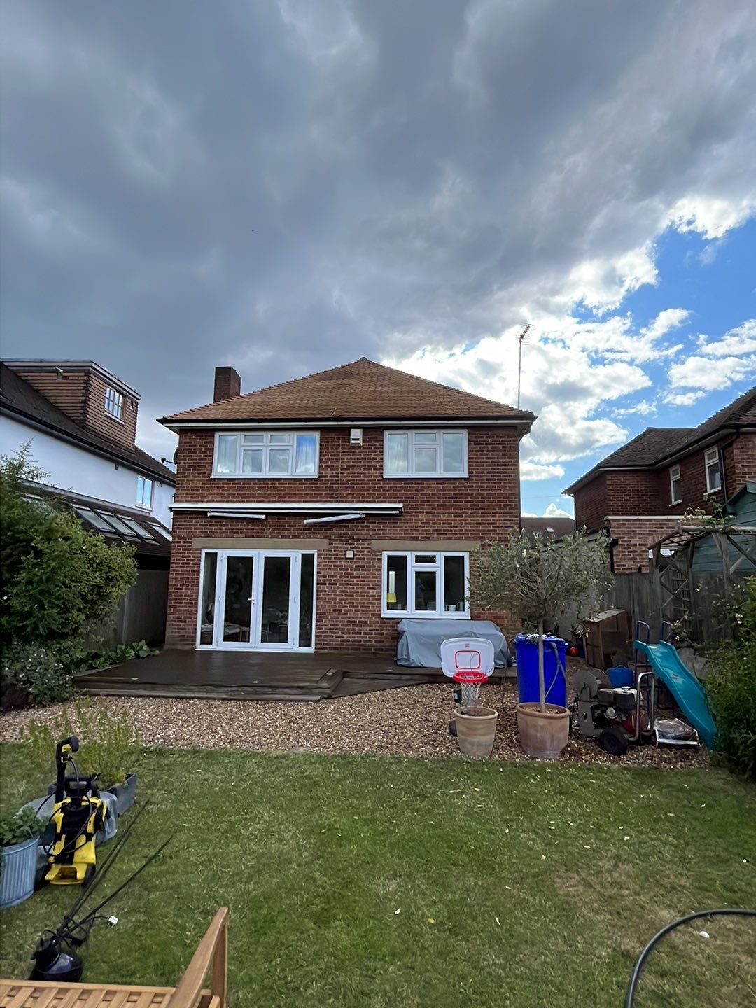 Roof Clean - Biocide Treatment using Mosmatic FSC and Biocide by Ges Exterior Cleaning ltd
