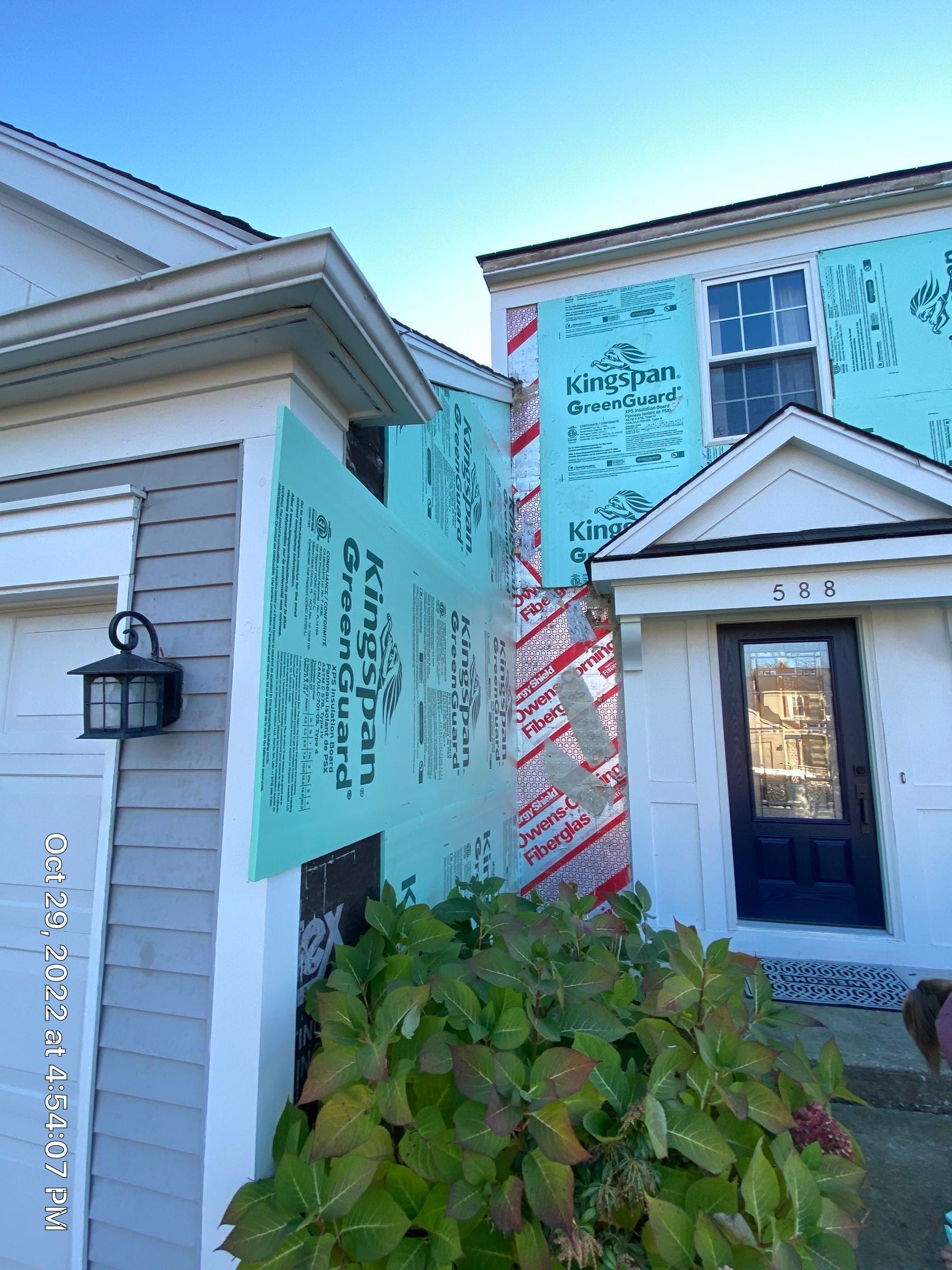 Siding Replacement using Certainteed Restoration Classic D4 Midnight Blue by 180 Contractors