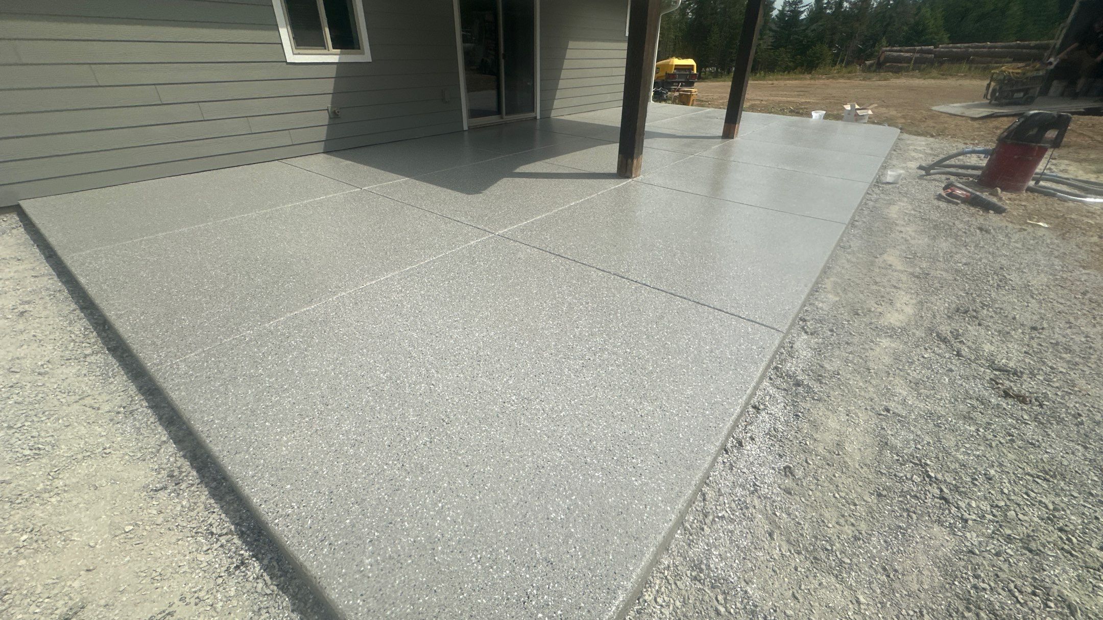 Patio Transformation using Shale Hybrid by Croc Coatings, LLC