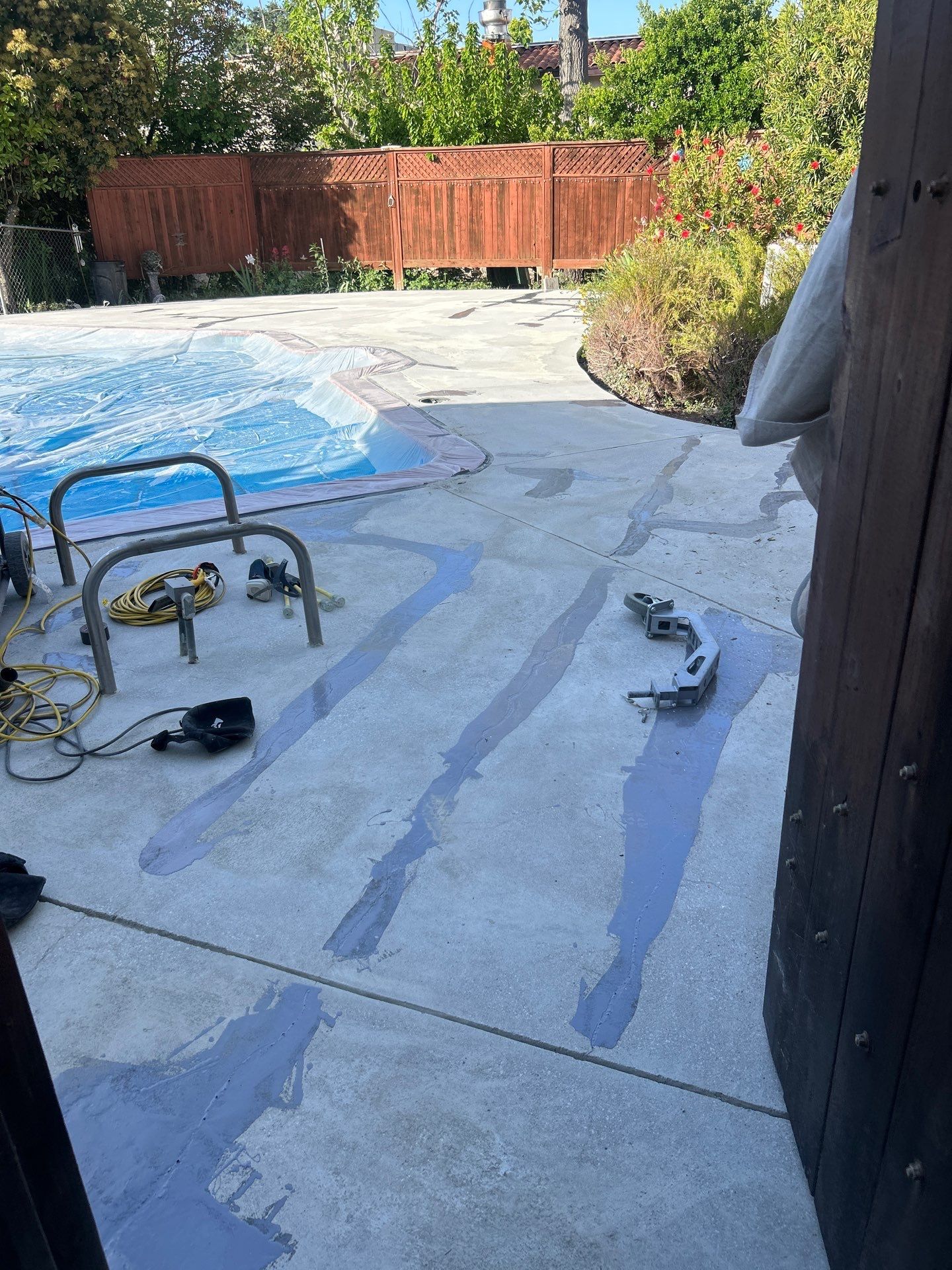 Custom Penntek Mount Everest Coating for Atascadero Pool Deck by MGP Coatings