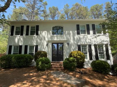 Roswell, GA Siding, Rotten Wood, Front Door Replacement, Exterior Paint, and Wood Deck Rebuild