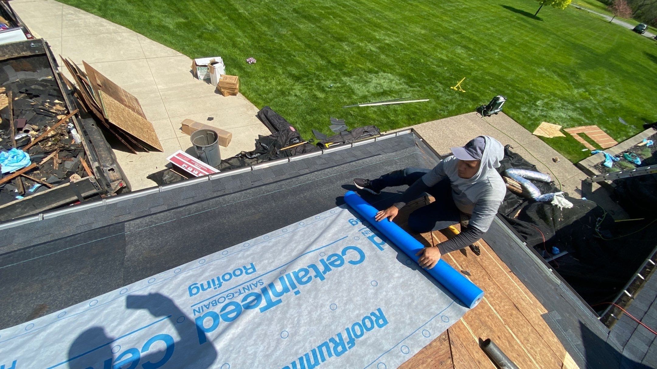 Roof Replacement using CertainTeed Landmark by 180 Contractors