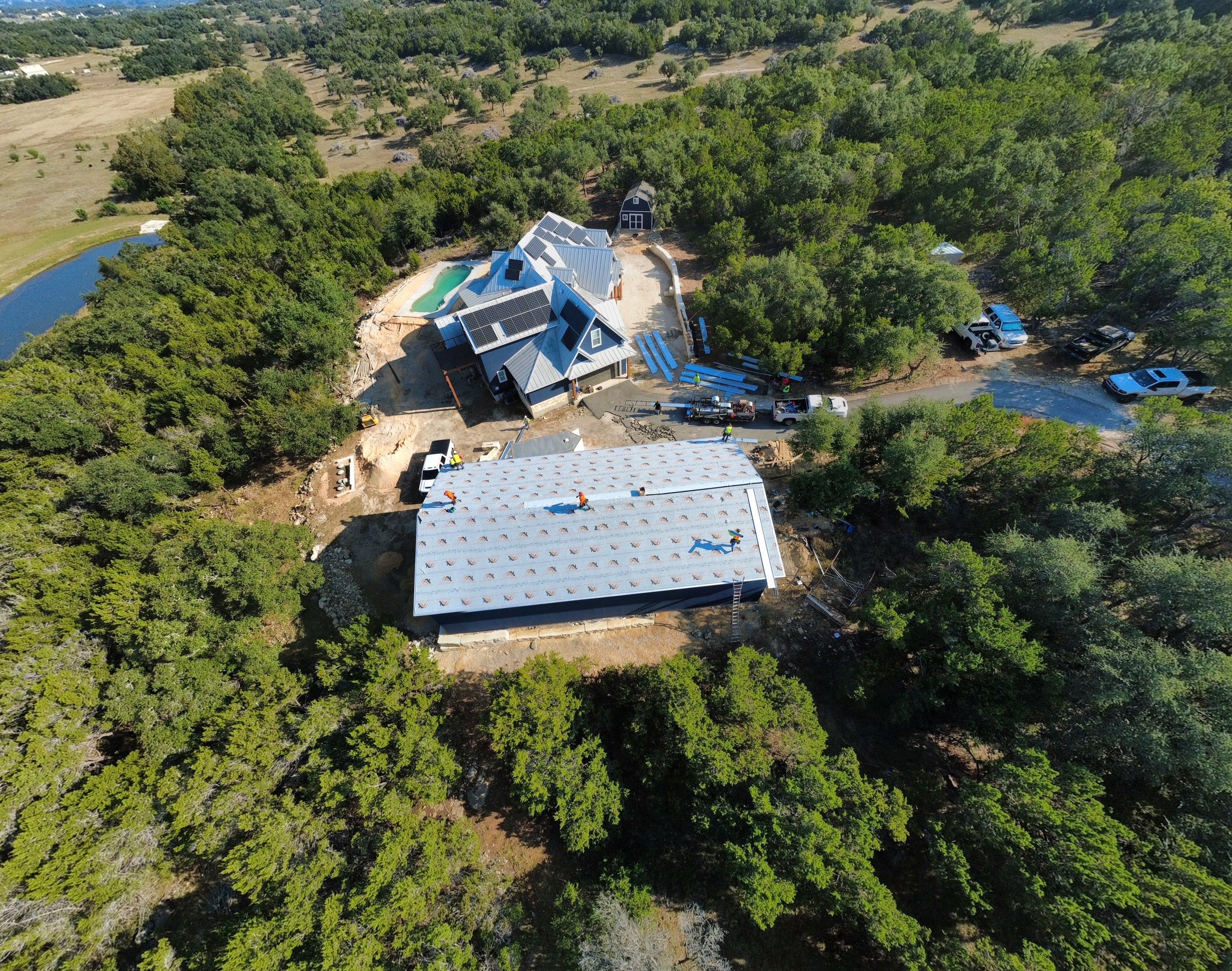 Metal Repairs & Gutter Install by First Out Roofing 