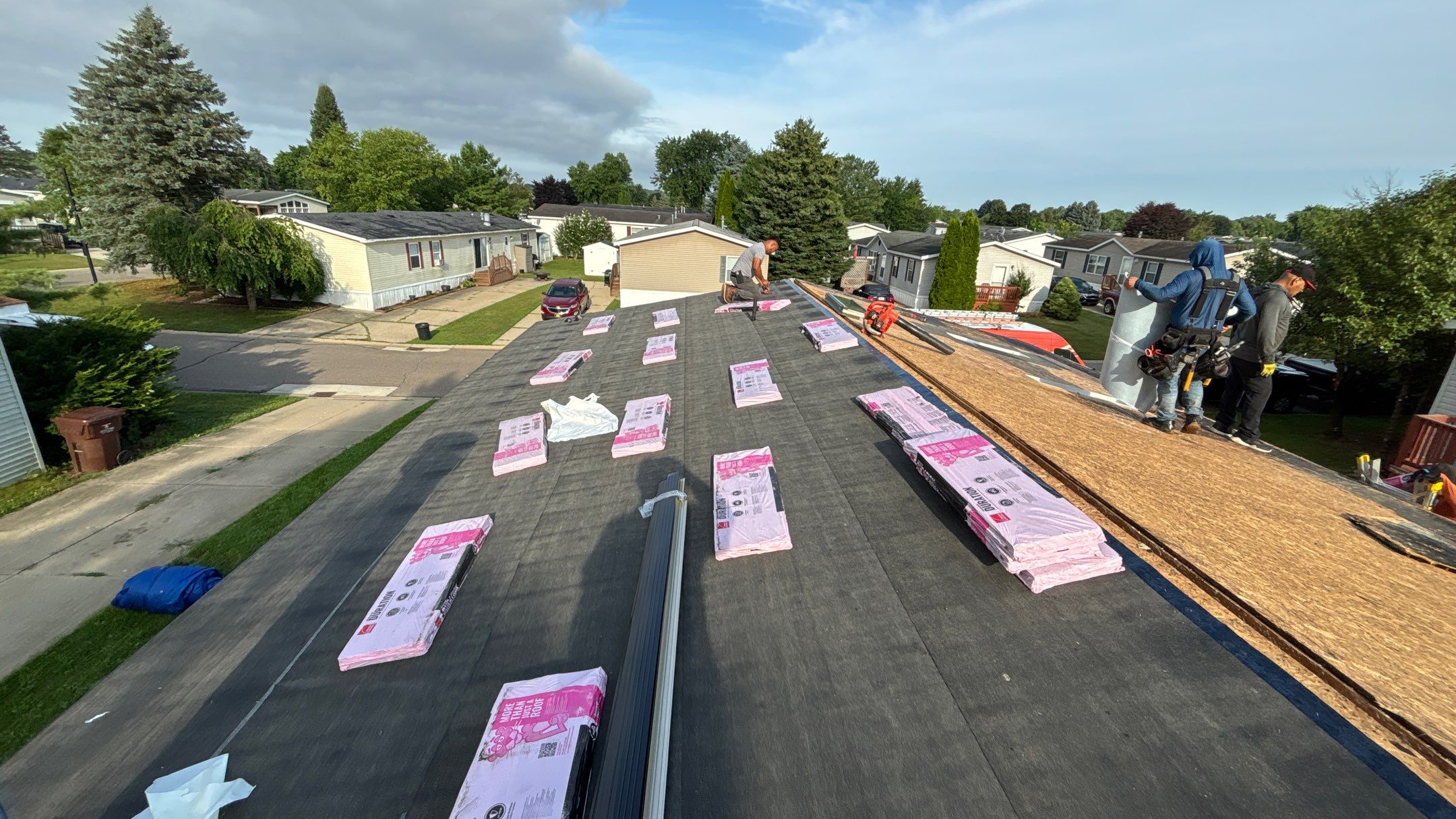 Roof Replacement using Owens Corning Sierra Gray by 180 Contractors