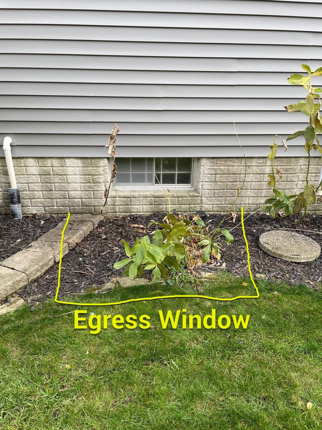 Egress Installation using 30 x 48 egress window by ACE Waterproofing & Basement Solutions