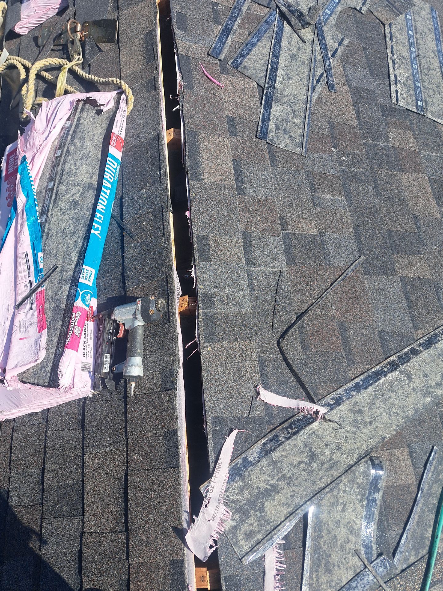 Bad EuroShield Install to Shingles in Issaquah by Roof Smart