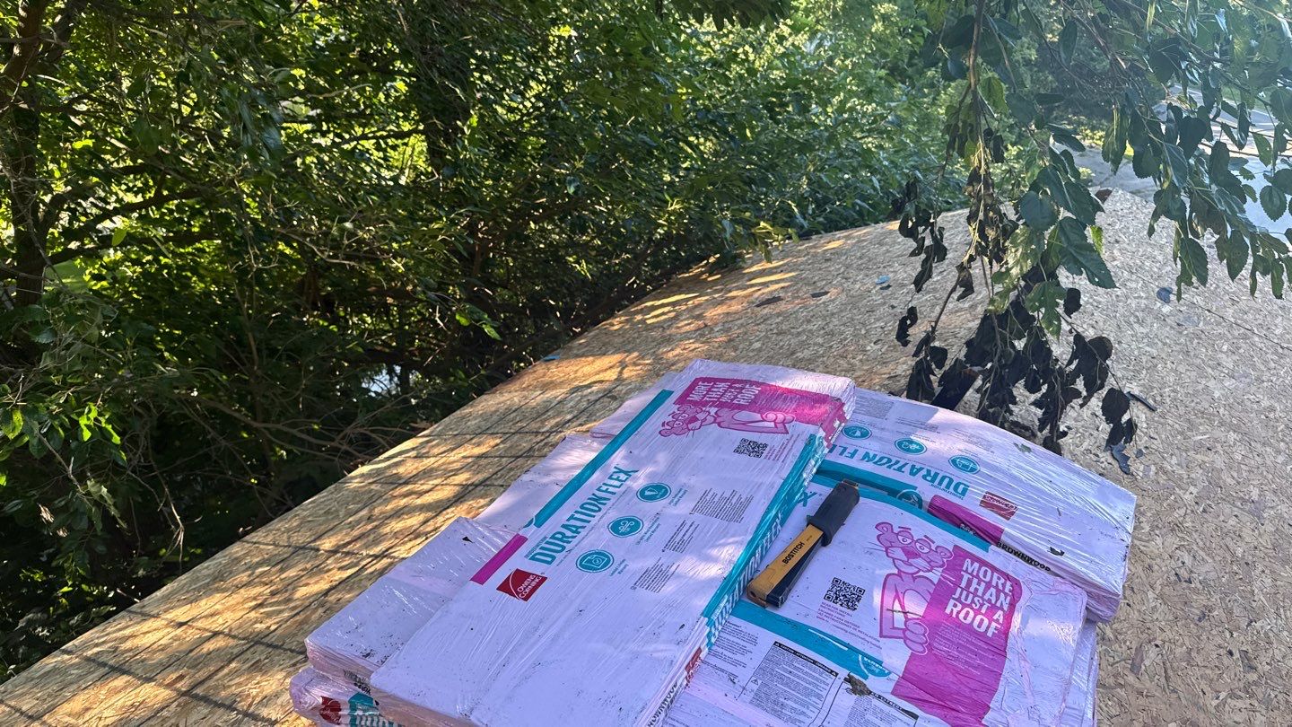 Roof Replacement using Owens Corning Brownwood by 180 Contractors