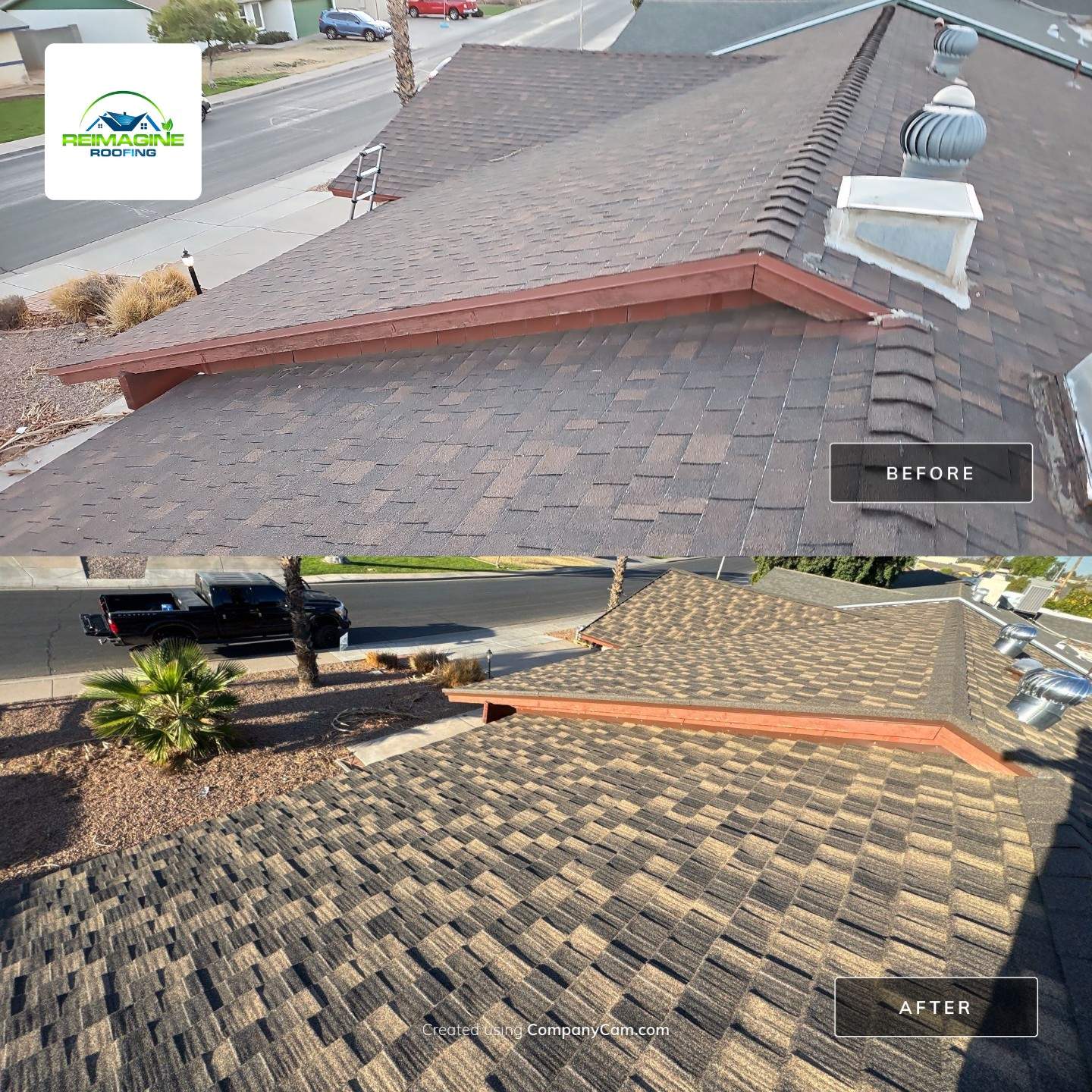 Weathered Wood Stone Coated Steel by Reimagine Roofing