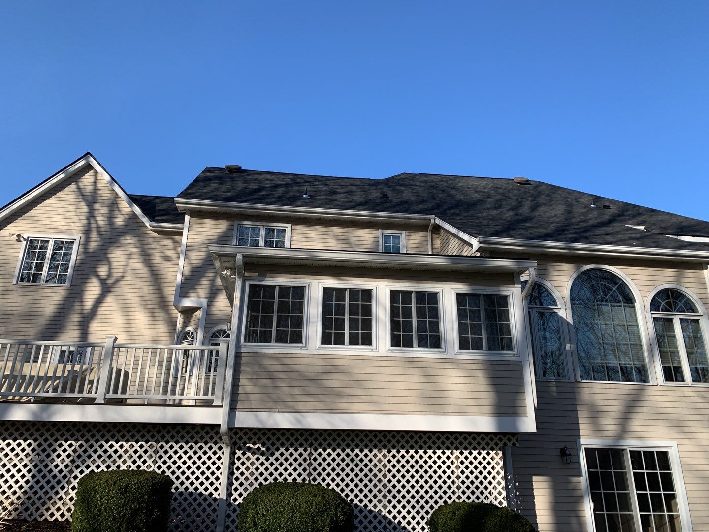 Residential Roofing Installation using Owens Corning TruDefinition Onyx Black by A Plus Exterior