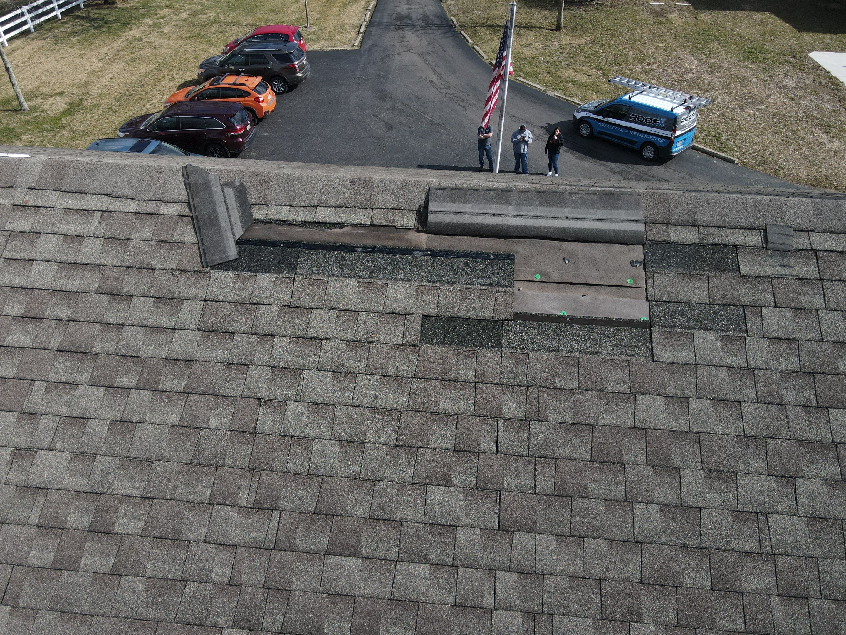 Commercial Roofing Installation using Timberline HDZ Shingles - Pewter Gray by RoofX 