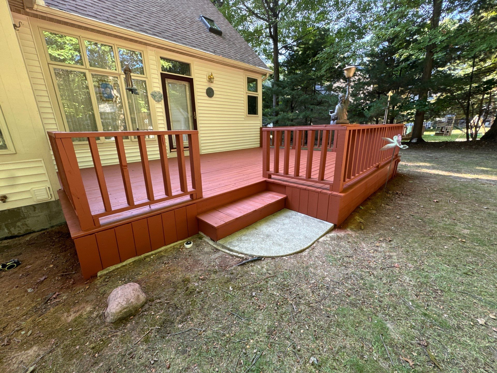 Deck washing and Solid Staining! by Gordon Painting