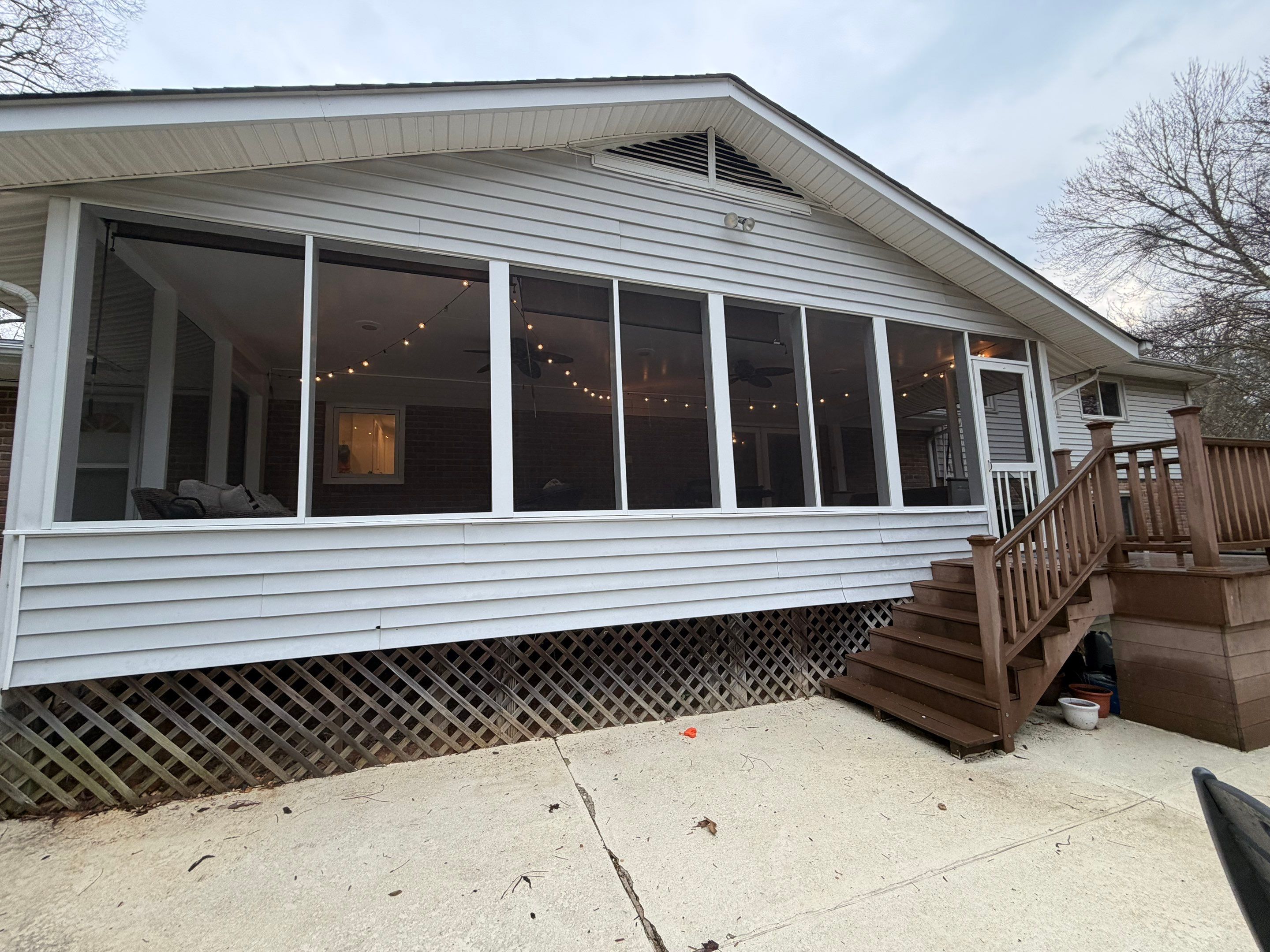 Screen Porch Replacement by Praise God Painting, LLC