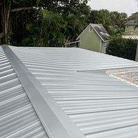 24ga 1" Nail-Strip Mill Finish by Total Roofing System The Metal Roof Experts