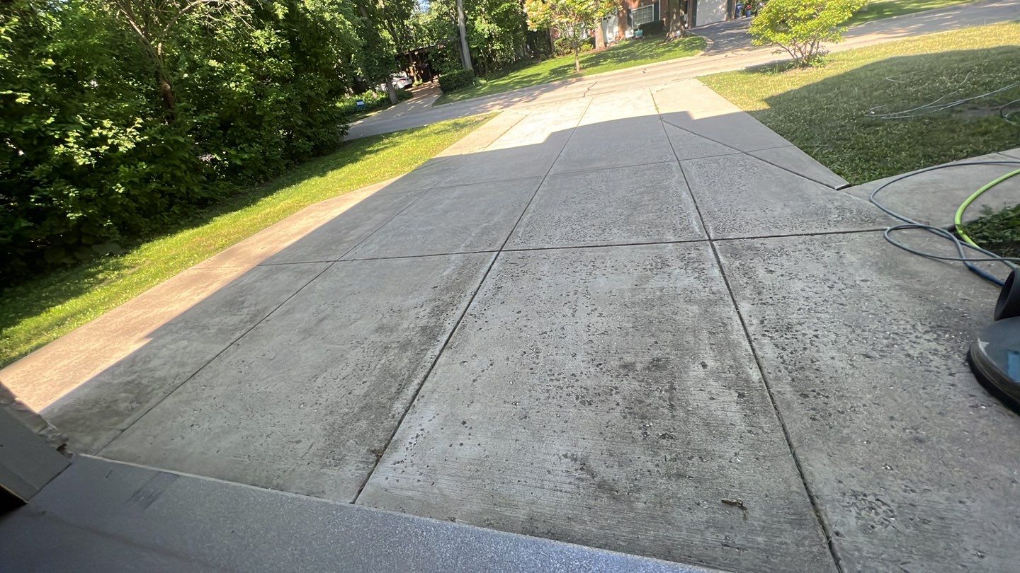 Highland Park, IL Bluestone, concrete,  Trex deck cleaning by Northern Power Washing LLC.