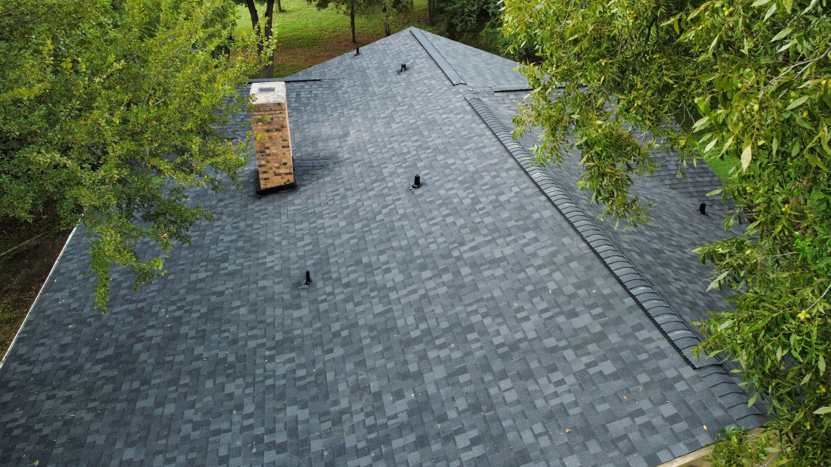Reroof After Hail Storm by Berry Good Roofing 