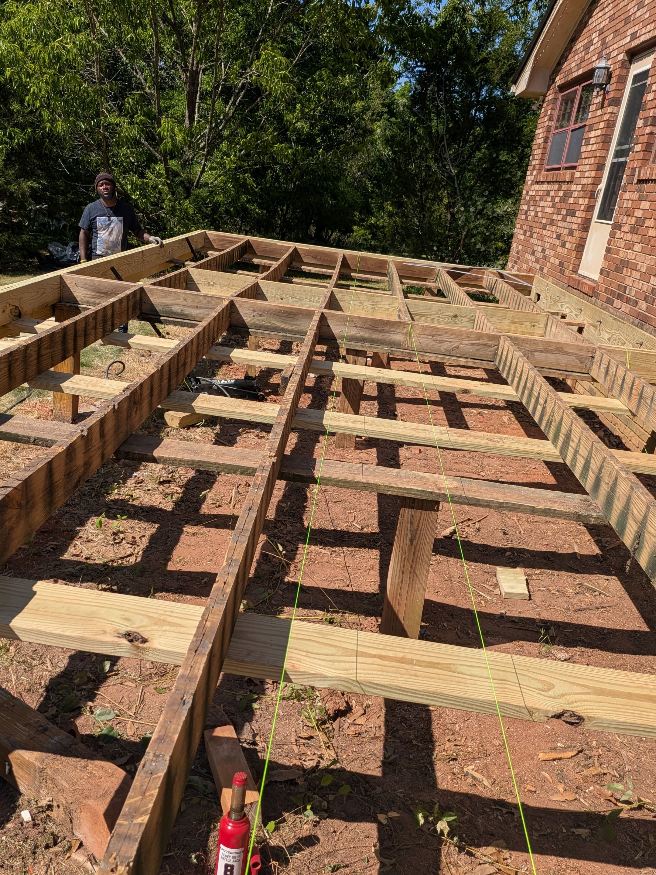Custom Pressure-Treated Wood Deck and Pergola Build in Social Circle by PGP Surface Solutions, LLC
